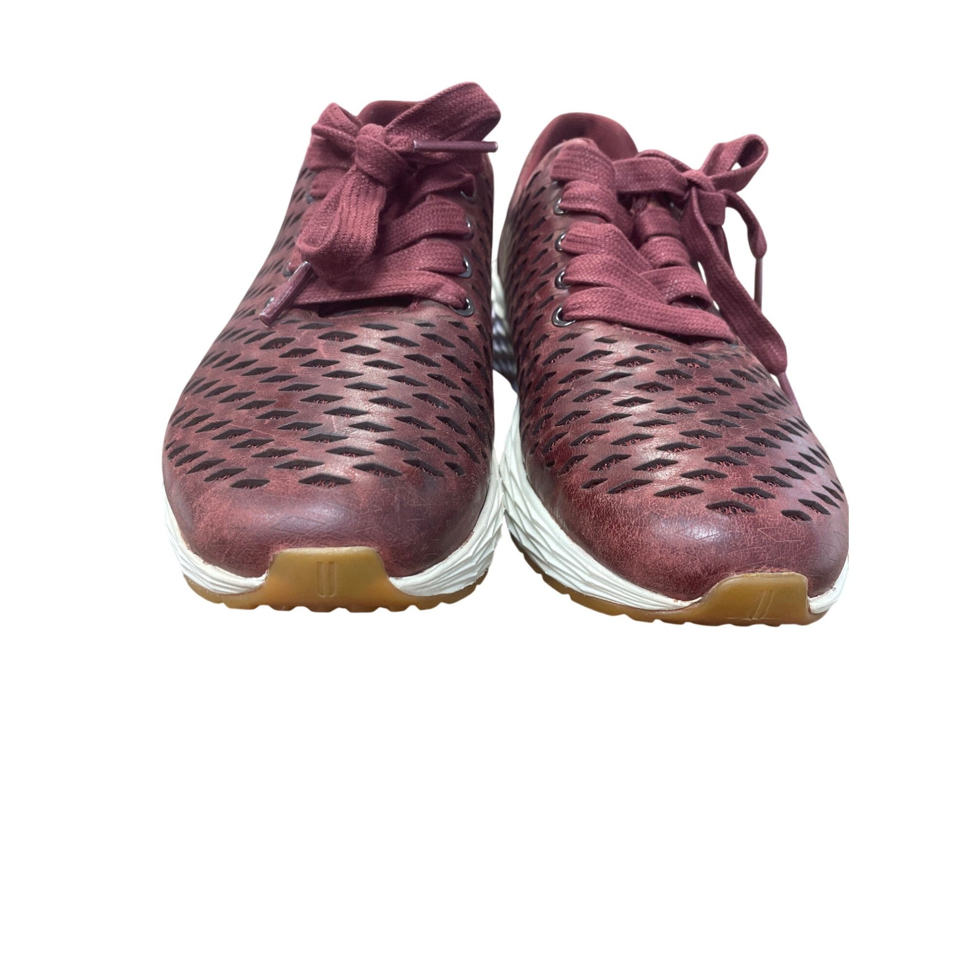 Other Nobull Mens Burgundy Knit perforated crossfit sneakers SZ 6 Size US 6.5 / EU 39-40 - 10 Thumbnail