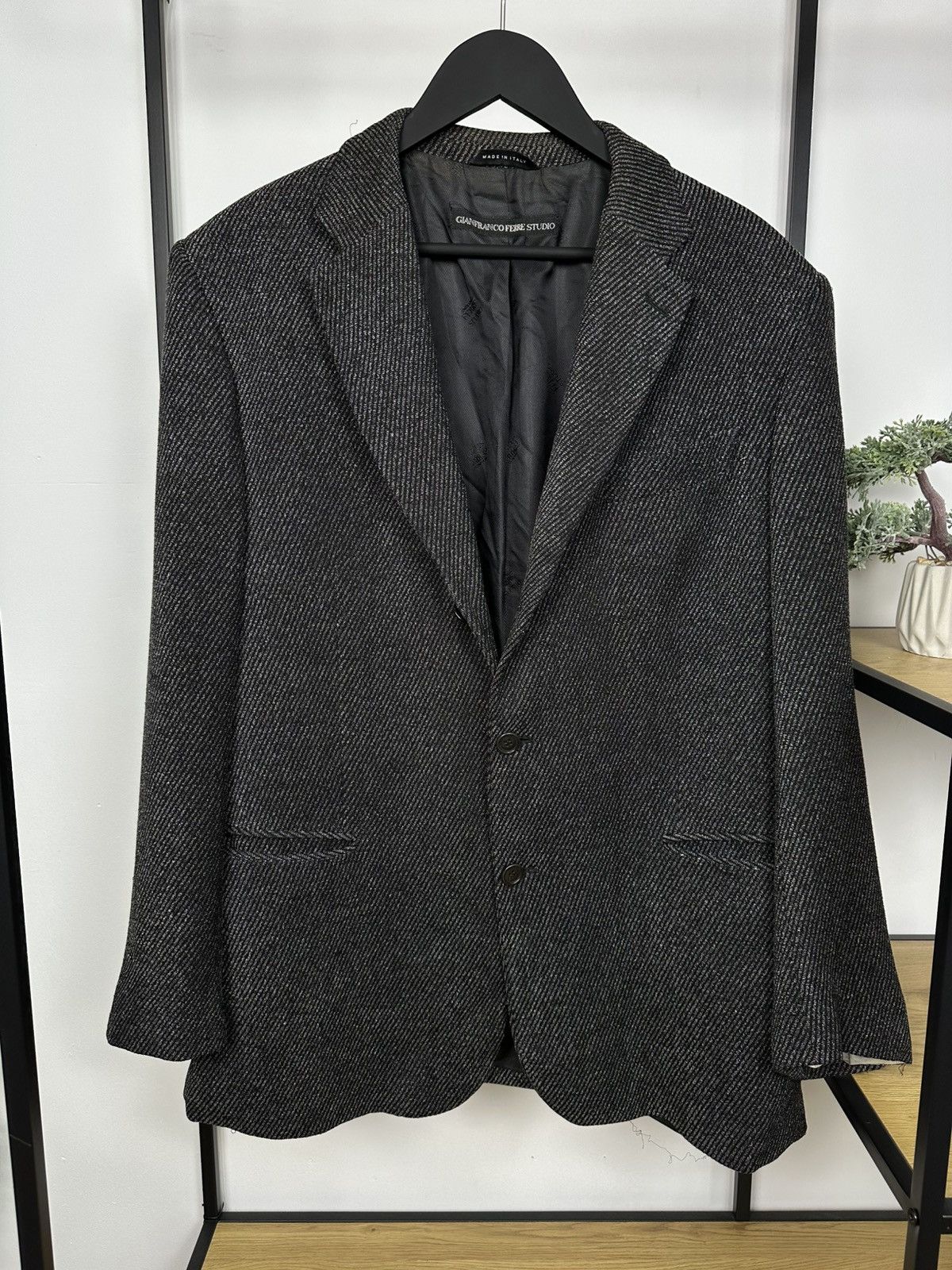 Other RARE Gianfranco Ferre Studio Wool blazer Mens 56 Size jacket Size US XL / EU 56 / 4 - 1 Thumbnail