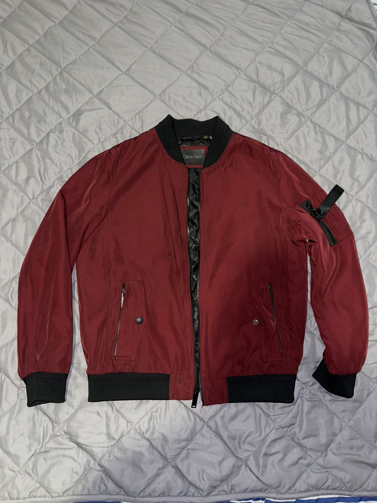 Calvin Klein × Vintage Calvin Klein Bomber Jacket Size US M / EU 48-50 / 2 - 1 Thumbnail