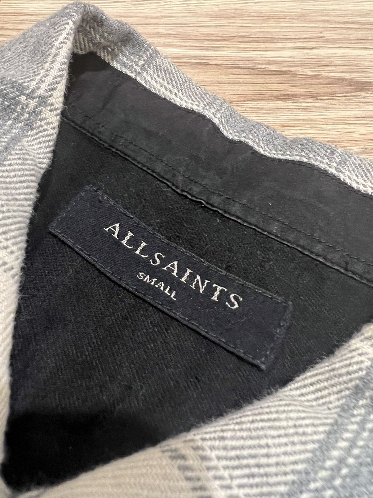 Allsaints Shirt Button Up Allsaints Streetwear Y2K Drill Size US S / EU 44-46 / 1 - 5 Thumbnail