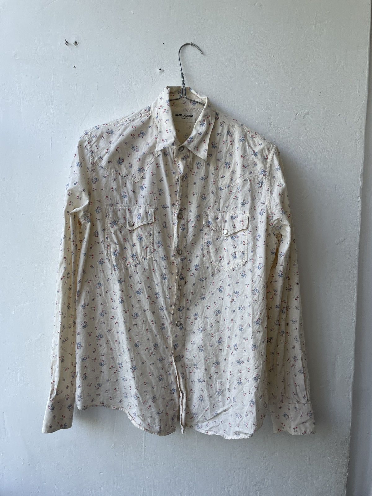 Hedi Slimane × Saint Laurent Paris Saint Laurent Psych Rock Size US M / EU 48-50 / 2 - 5 Thumbnail