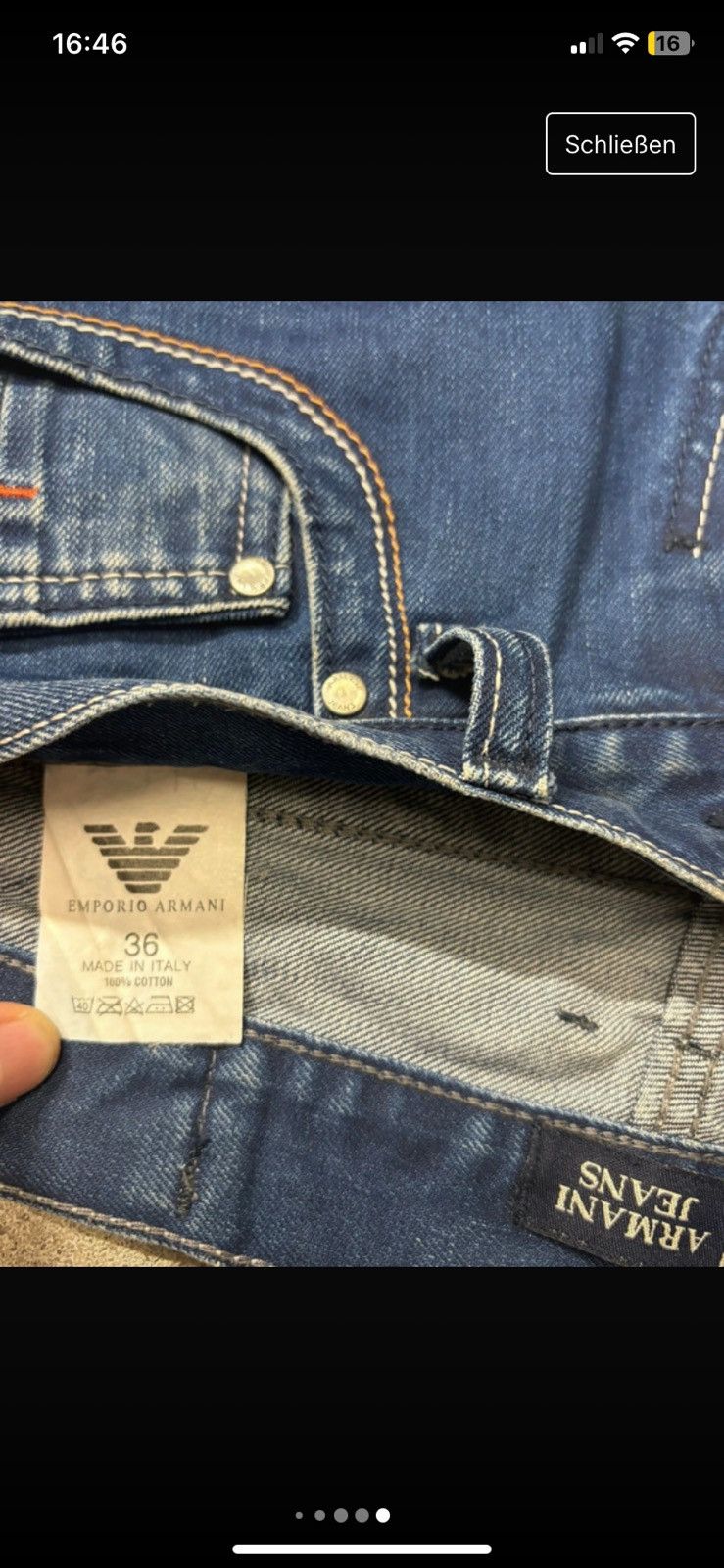 Armani Vintage Armani Jeans Top Condition | Rare | Size 36 Size US 36 / EU 52 - 7 Thumbnail