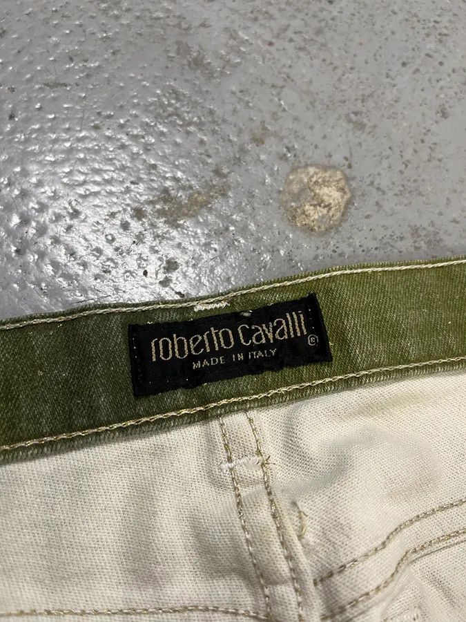 Roberto Cavalli 2000s Roberto Cavalli Gradient Green Glitter Pants Size 26" / US 2 / IT 38 - 10 Thumbnail