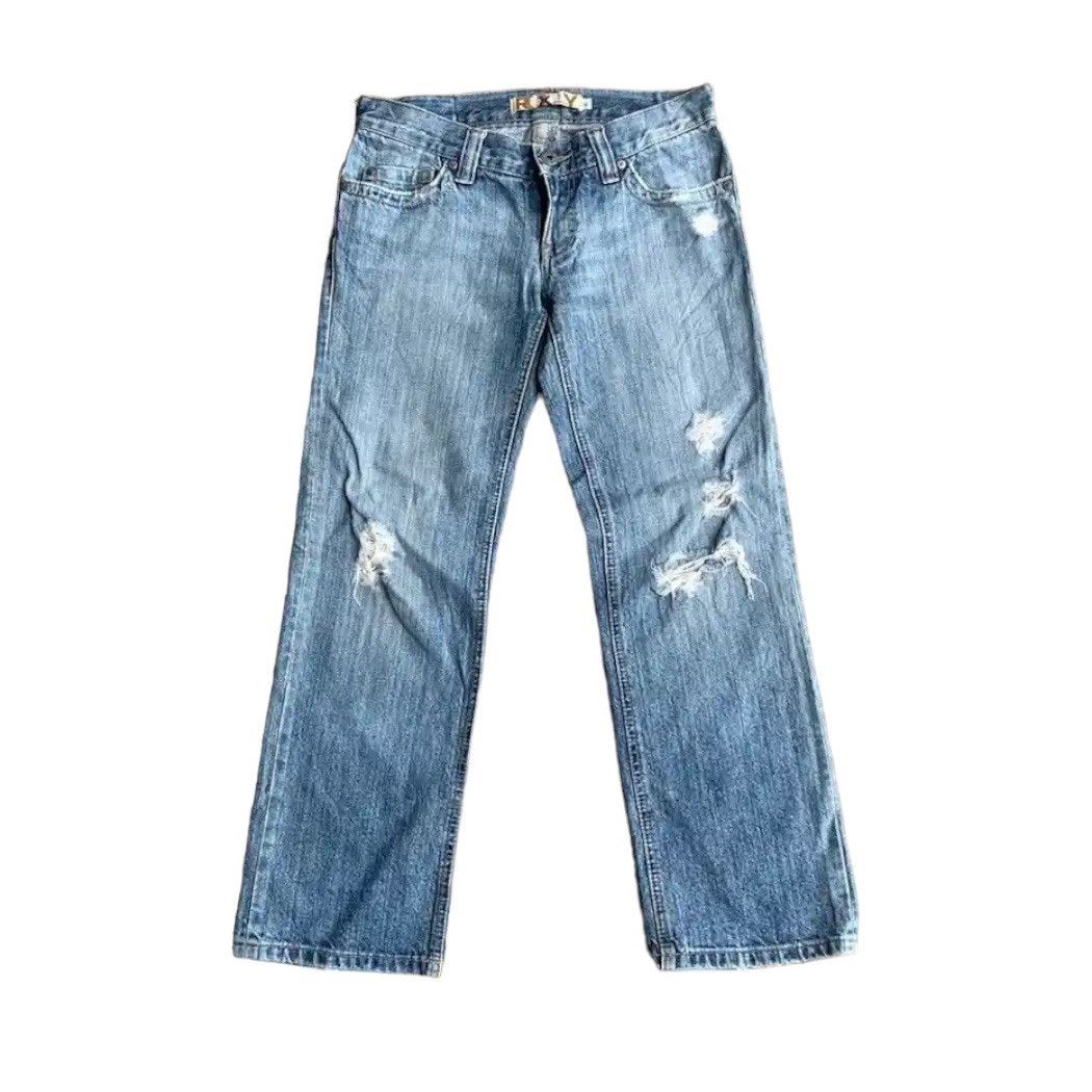 Vintage Vintage Roxy Jeans Ripped Denim Ankle Pants Waist 30 Size US 30 / EU 46 - 1 Thumbnail