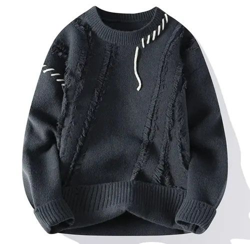 Japanese Brand Horiuchi x Han Turtleneck Patchwork Pullovers Sweatshirt Size US M / EU 48-50 / 2 - 7 Thumbnail