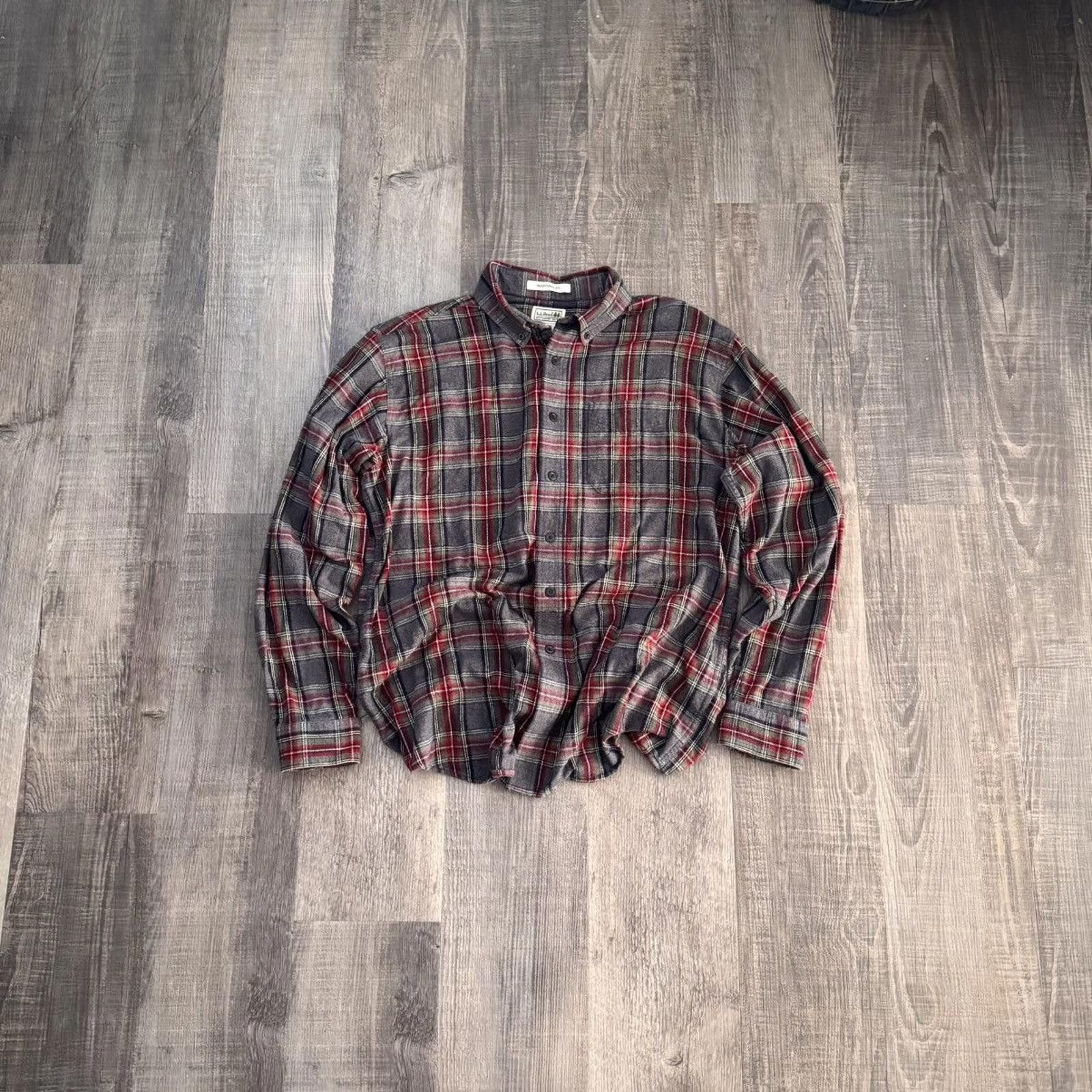 L.L. Bean L.L. BEAN • Vintage Plaid Flannel (L) Size US L / EU 52-54 / 3 - 1 Thumbnail