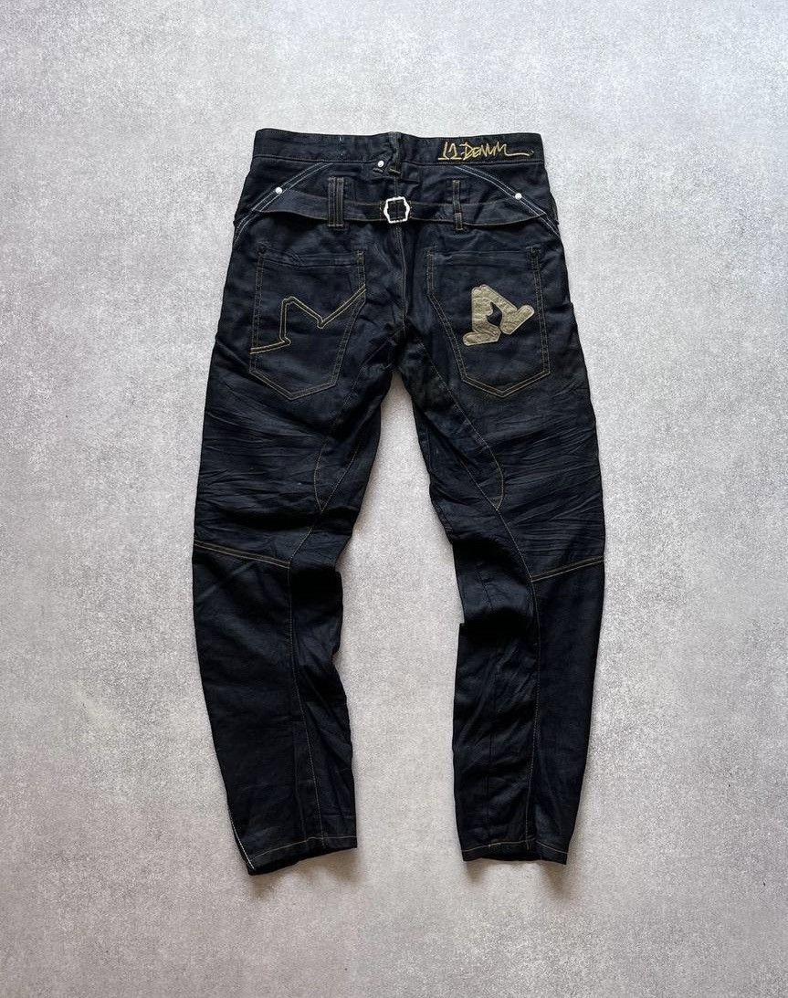 Japanese Brand Vintage J2 Baggy Avantgarde Jeans Y2K 32 Size US 32 / EU 48 - 13 Thumbnail