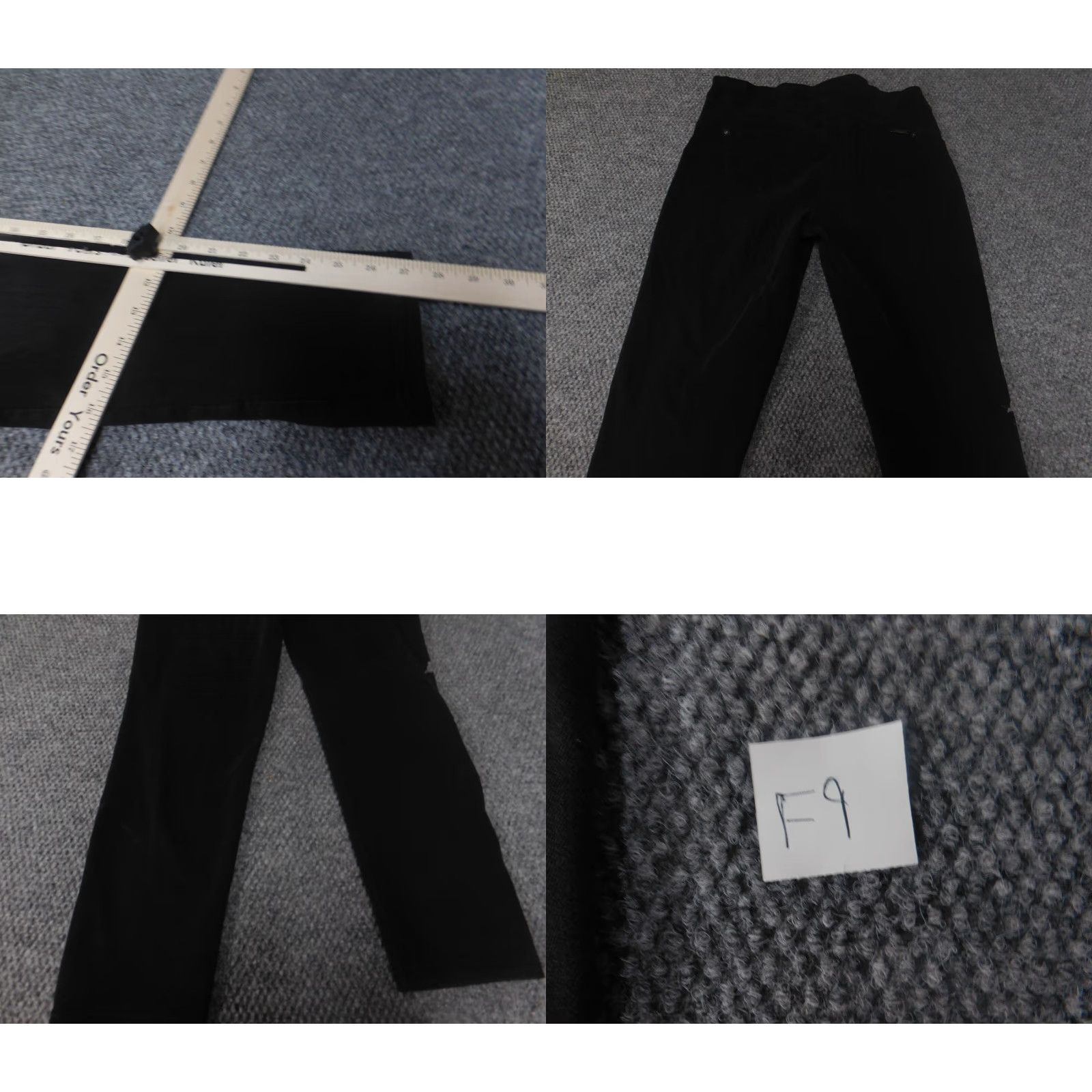 Vintage Nygård Jeans Jegging Womens Regular 34 Black Stretch Denim Zip Zipper 27in Inseam Mid Rise Modern Designer Size 24" / US 00 / IT 34 - 9 Thumbnail