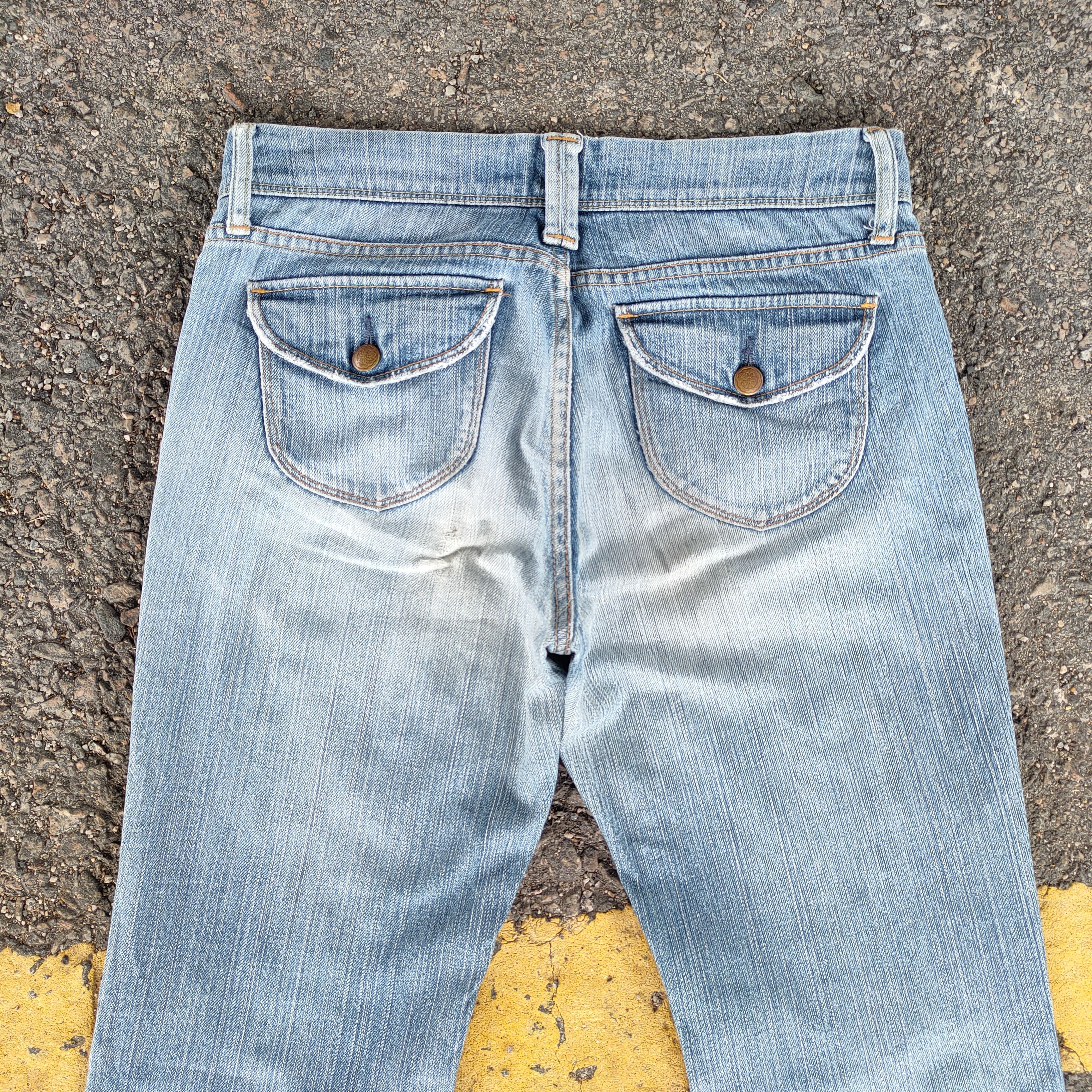 Japanese Brand FLARE VINTAGE STYLE UP BOOTCUT FADED JEANS DENIM PANTS Size US 32 / EU 48 - 8 Thumbnail