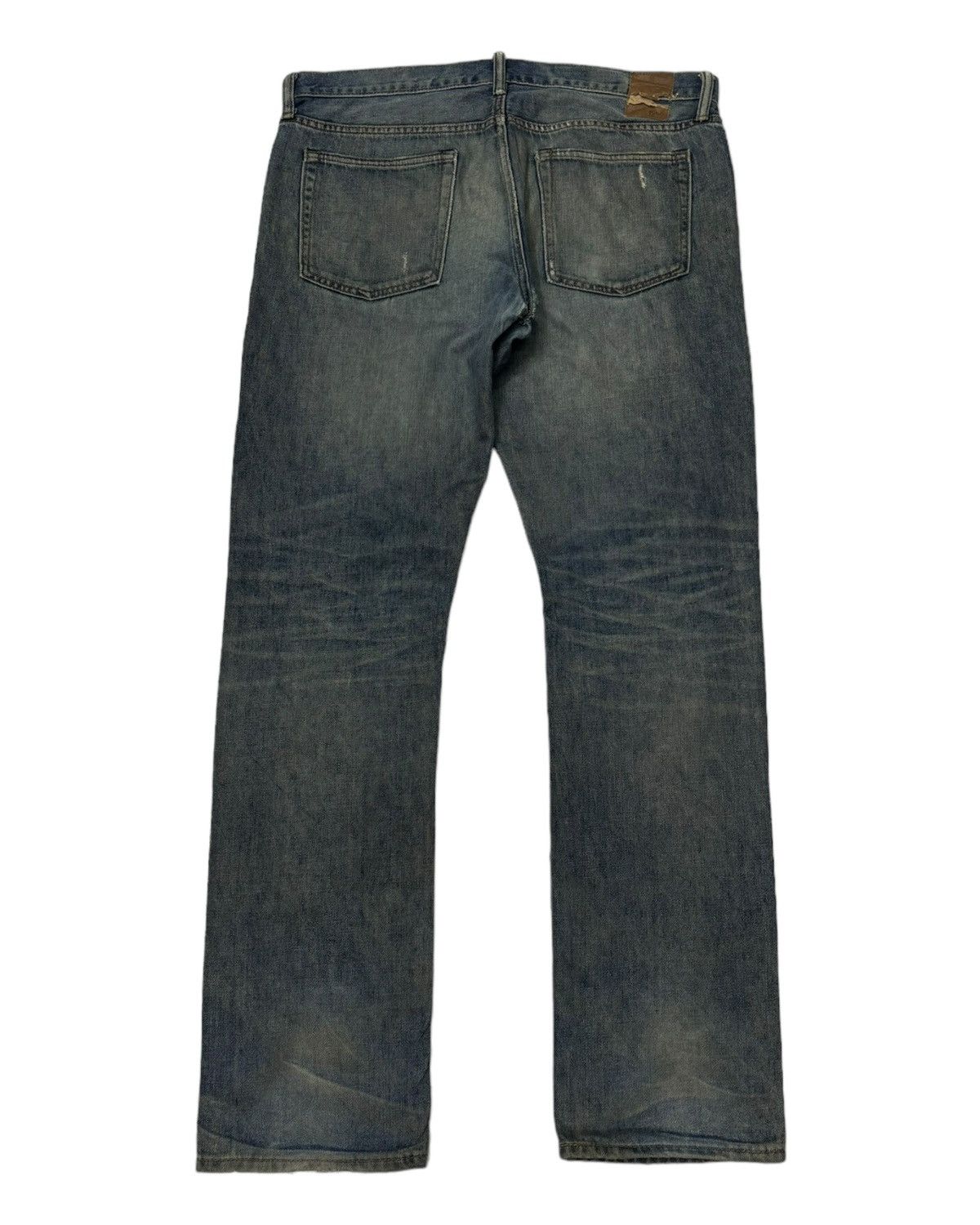 Kapital FW14 MEDIUM TINTED DESTROY JEANS SLIM FIT GAP Size US 36 / EU 52 - 6 Thumbnail