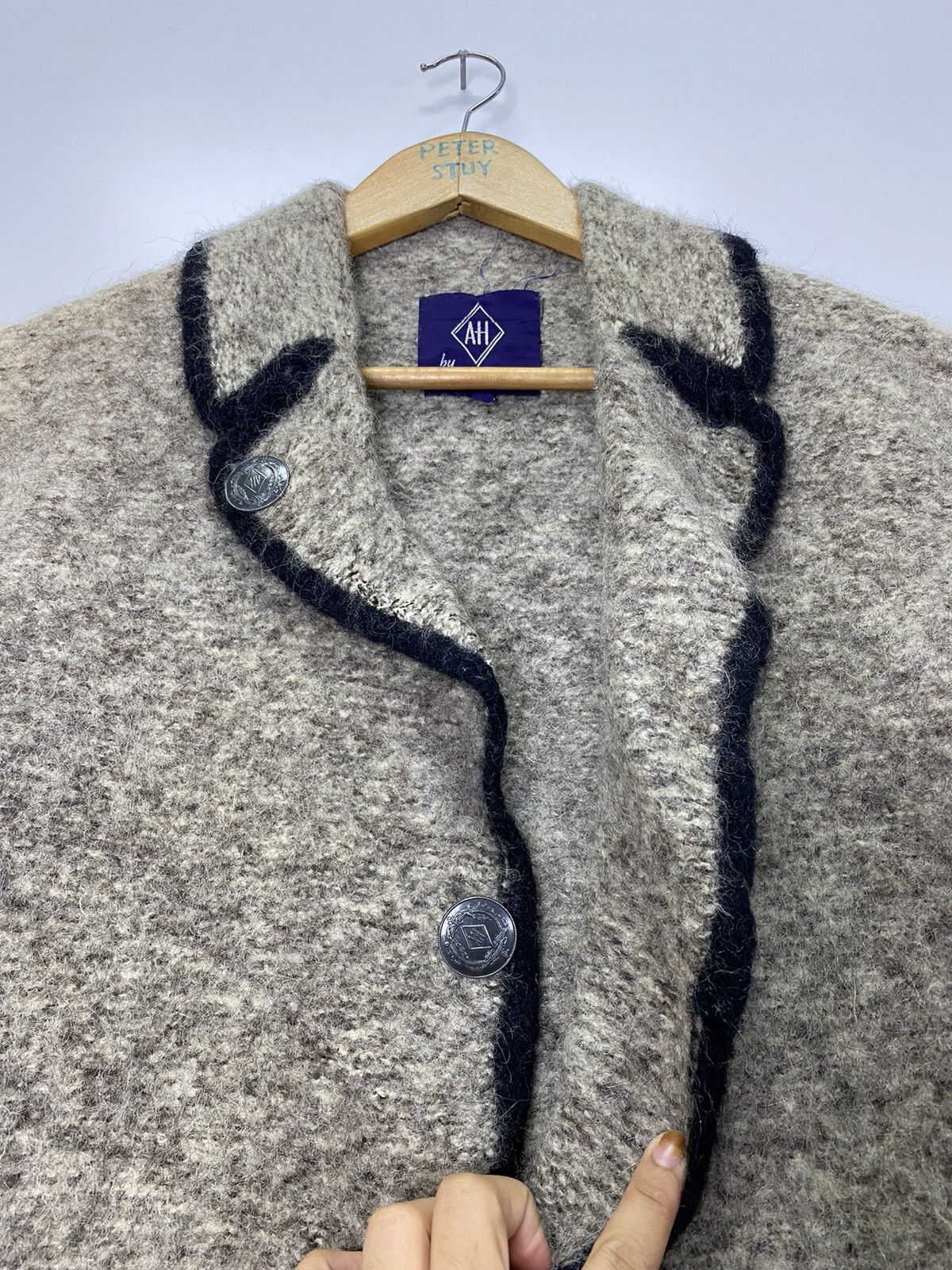 ABAHOUSE × Designer Abah House By Avon House Mohair Jacket Size US M / EU 48-50 / 2 - 9 Thumbnail