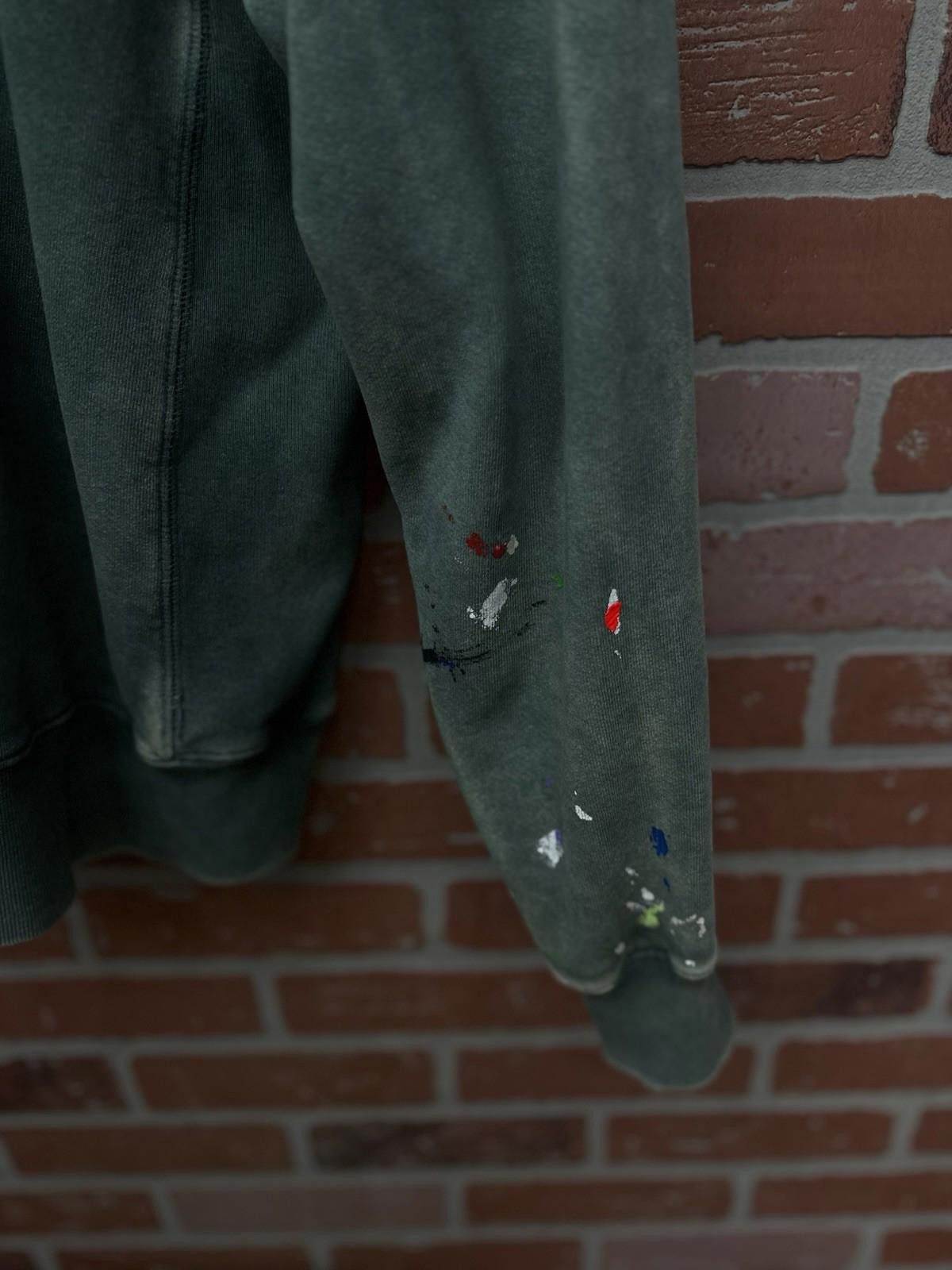 Gallery Dept. Gallery Dept Paint Splatter Sweatshirt Hoodie Size XXL Green Size US XXL / EU 58 / 5 - 10 Thumbnail