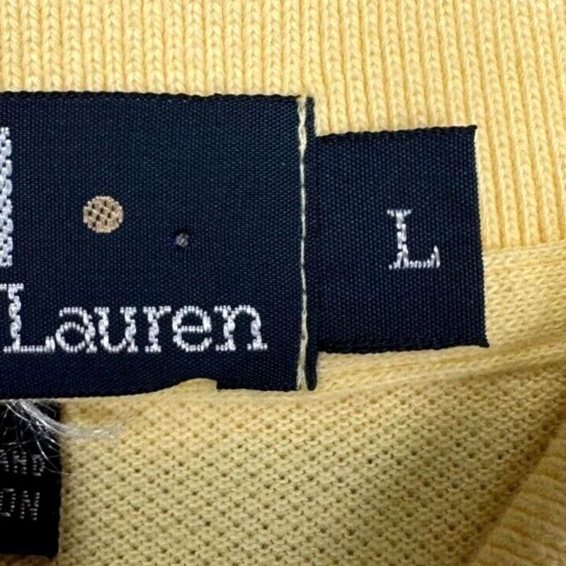 Polo Ralph Lauren Polo Ralph Lauren Polo Shirt Mens Large Yellow Pocket Short Sleeve Rugby Size US L / EU 52-54 / 3 - 5 Thumbnail