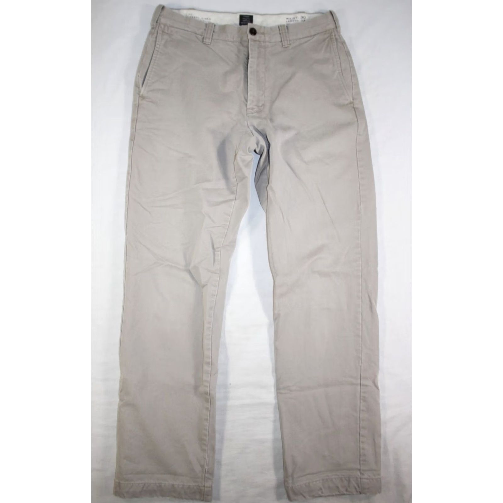 J.Crew J. Crew Pants Men’s 30x31 Flannel Lined Barracks Pant Chino Cotton Beige Size US 30 / EU 46 - 3 Thumbnail