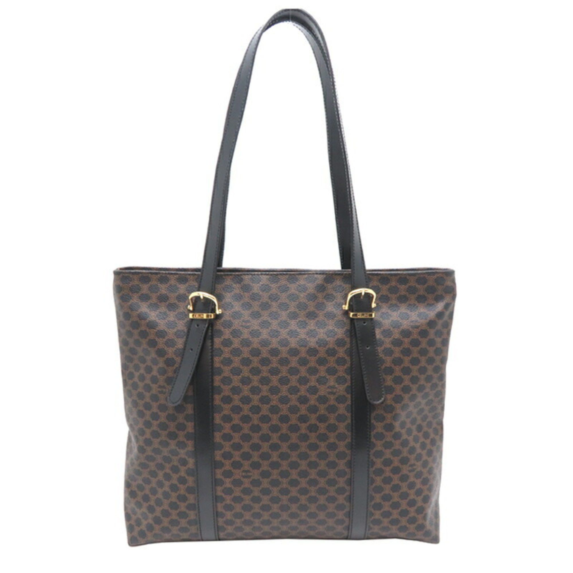 Celine Macadam Women's Tote Bag Pvc Black