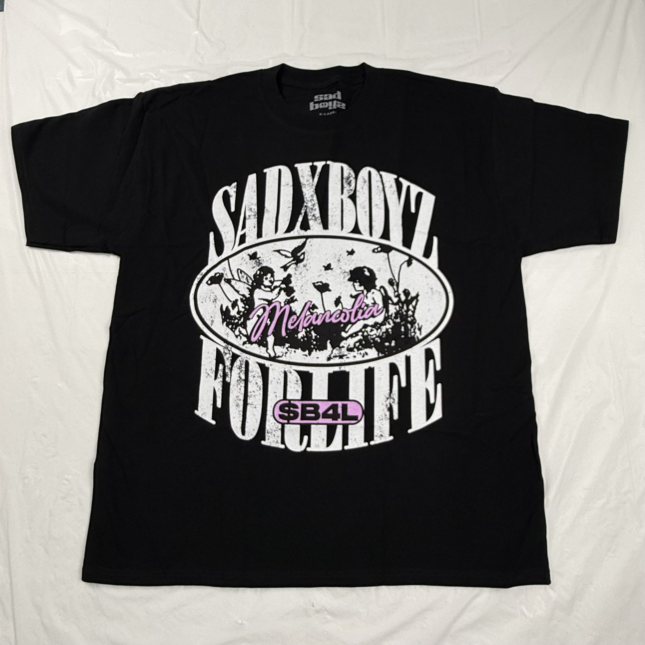 Sad Boys Sad Boyz Junior H Melancholia For Life Jesus Graphic Shirt Size US XL / EU 56 / 4 - 1 Thumbnail