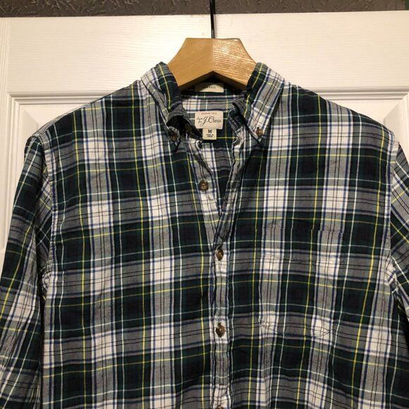 J.Crew j.crew men's cotton casual shirt classic fit size: M Size US M / EU 48-50 / 2 - 2 Thumbnail