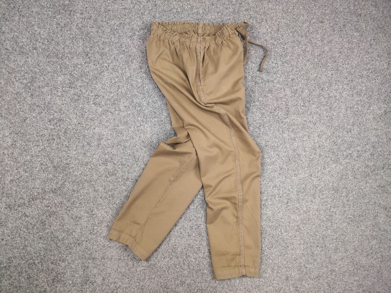 Xirena Xirena Design Ankle Trouser Cotton Beige Stripe Pocket Pants Size 32" / US 10 / IT 46 - 10 Thumbnail