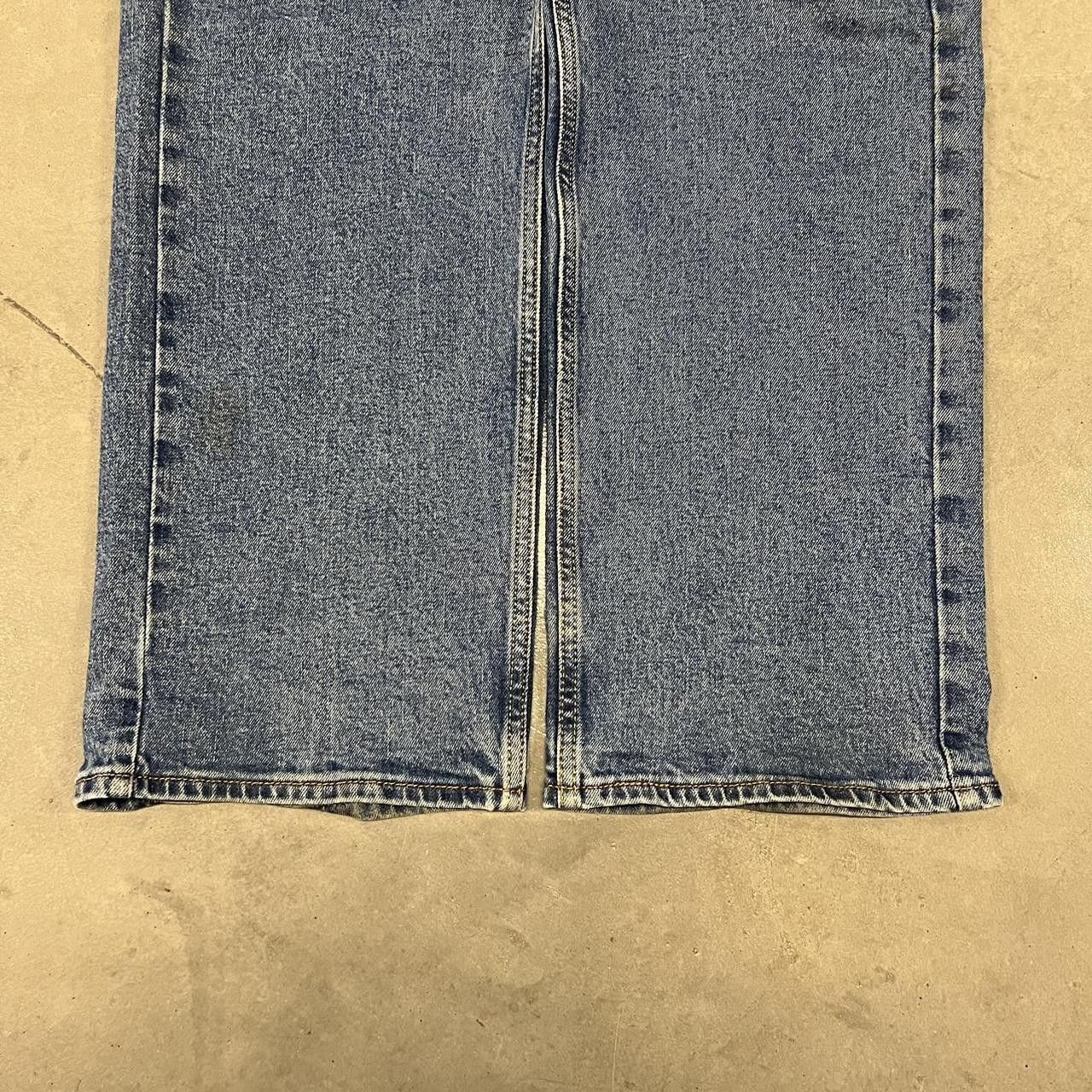 Vintage Vintage Y2K/2000s Baggy Grunge Dark wash Essential Denim Jeans! Size US 36 / EU 52 - 5 Thumbnail