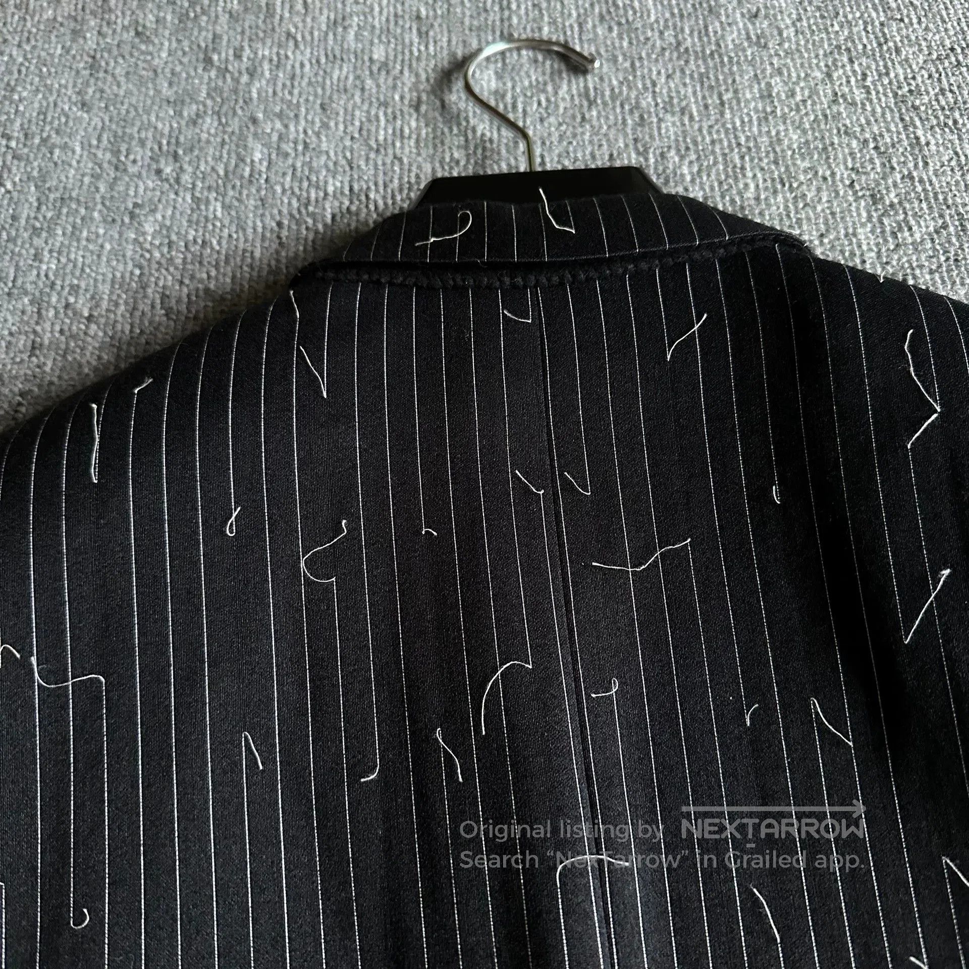 Dior dior homme black striped wool suit. Size US M / EU 48-50 / 2 - 5 Thumbnail