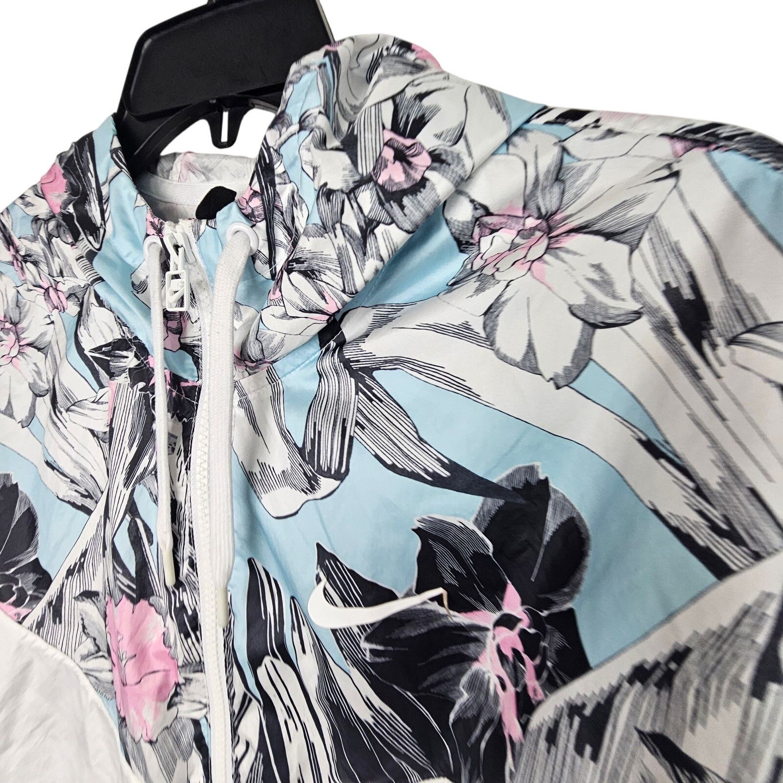 Nike Nike Womens Sportswear Windrunner Cropped Windbreaker Jacket Size M / US 6-8 / IT 42-44 - 7 Thumbnail