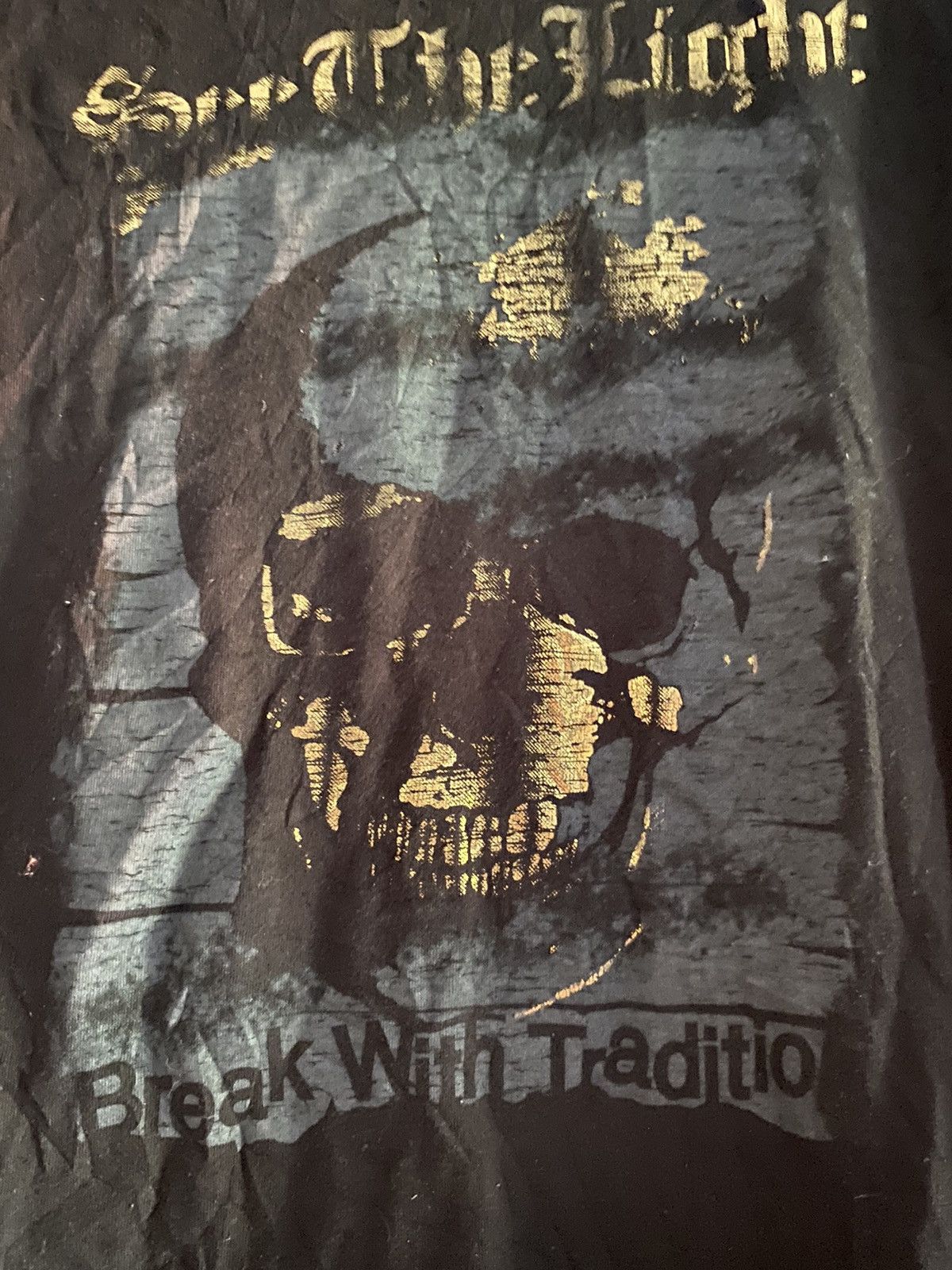 Beauty Beast × If Six Was Nine × Le Grande Bleu (L.G.B.) Vintage gothic dark skull tshirt Size US M / EU 48-50 / 2 - 3 Thumbnail