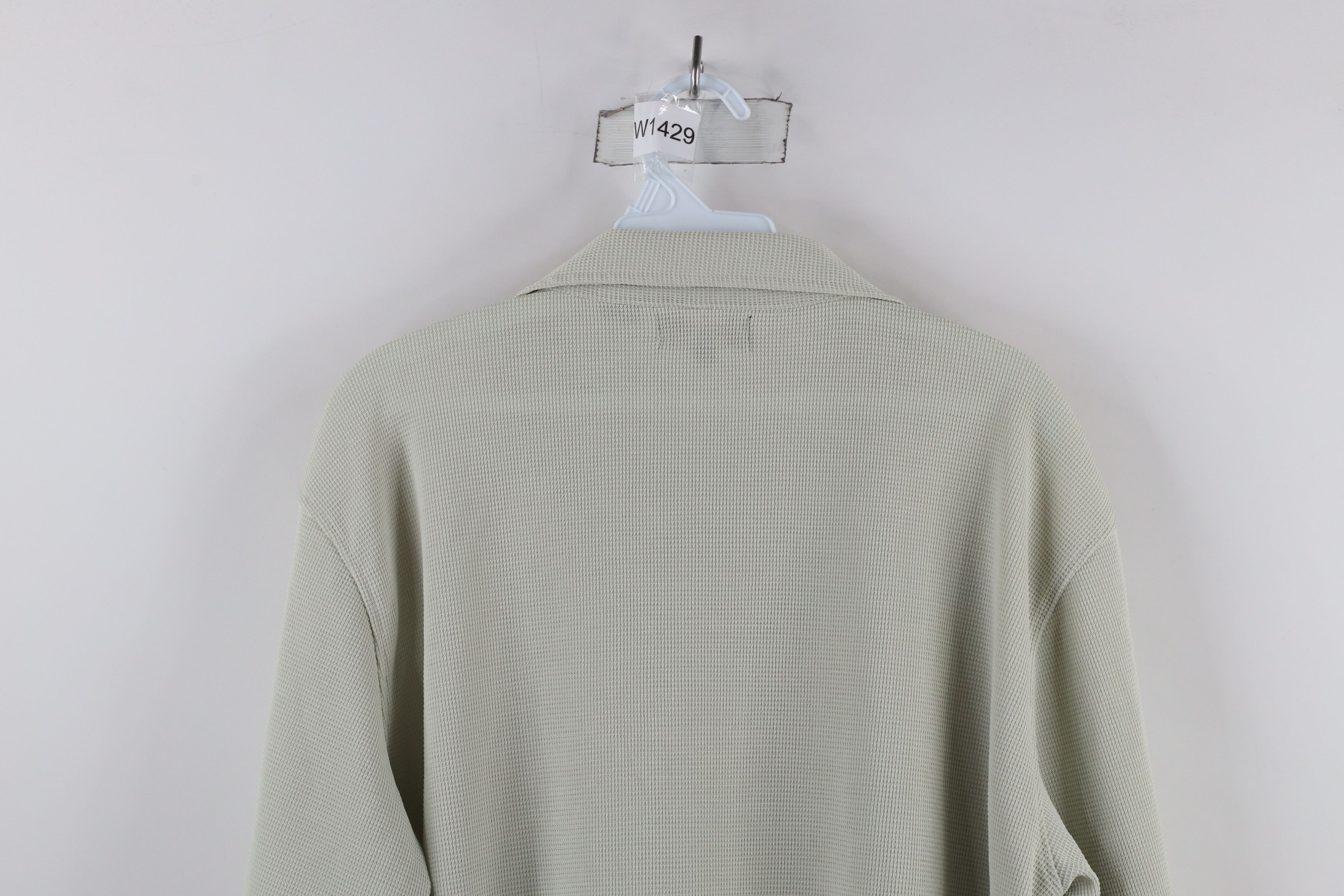 Vintage Vintage 90s Streetwear Waffle Knit Collared Golf Polo Shirt Size US XL / EU 56 / 4 - 6 Thumbnail