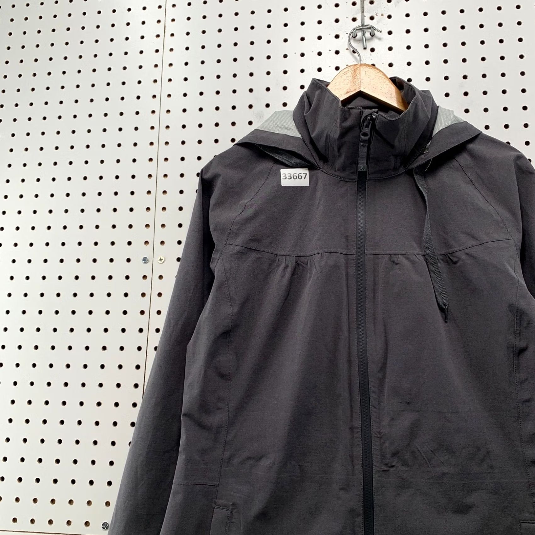Prana Prana Hooded Windbreaker Coat Womens Large Gray Belted Packable 19.5x29.5 Size L / US 10 / IT 46 - 5 Thumbnail