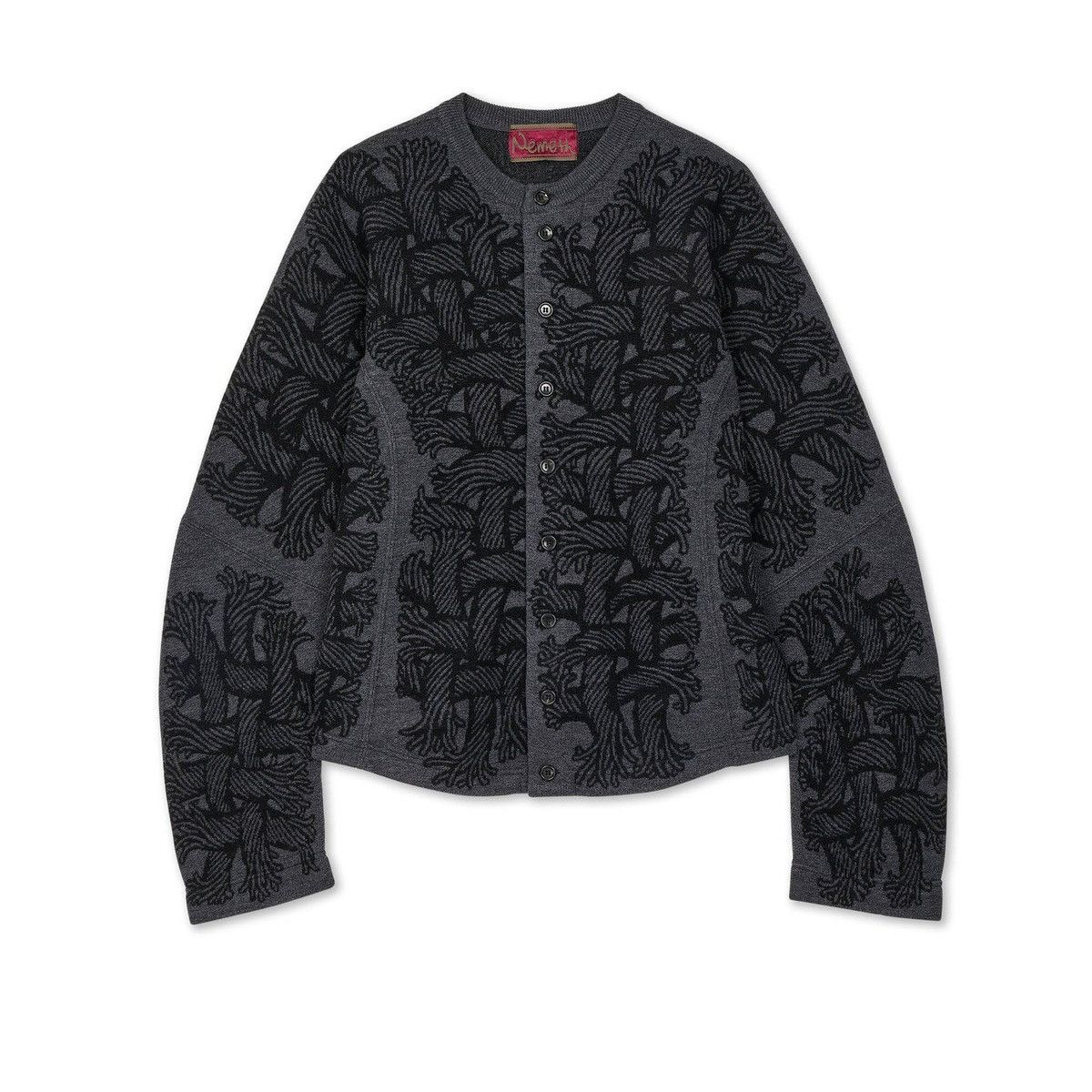 Christopher Nemeth Knit Cardigan 203K - Dark Grey Size US M / EU 48-50 / 2 - 8 Thumbnail