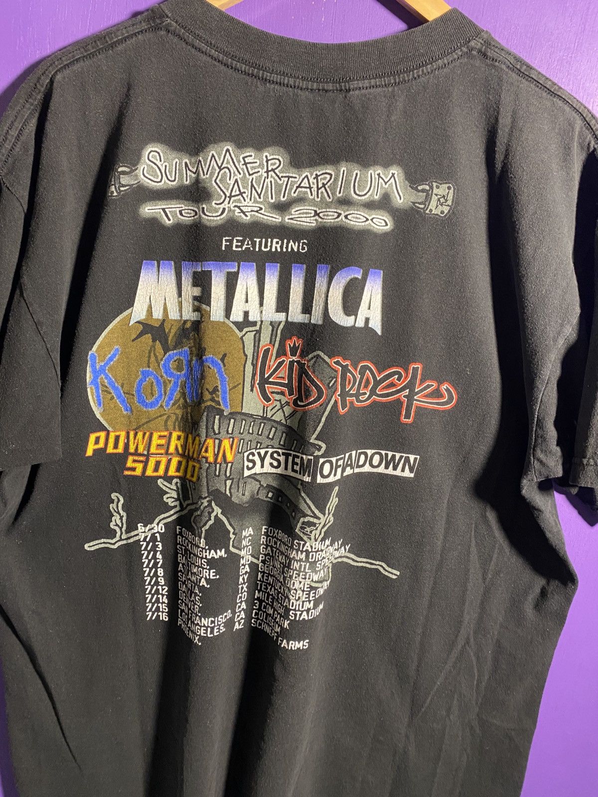 Band Tees Vintage 2000 summer sanitarium bands tour tee Size US XL / EU 56 / 4 - 3 Thumbnail