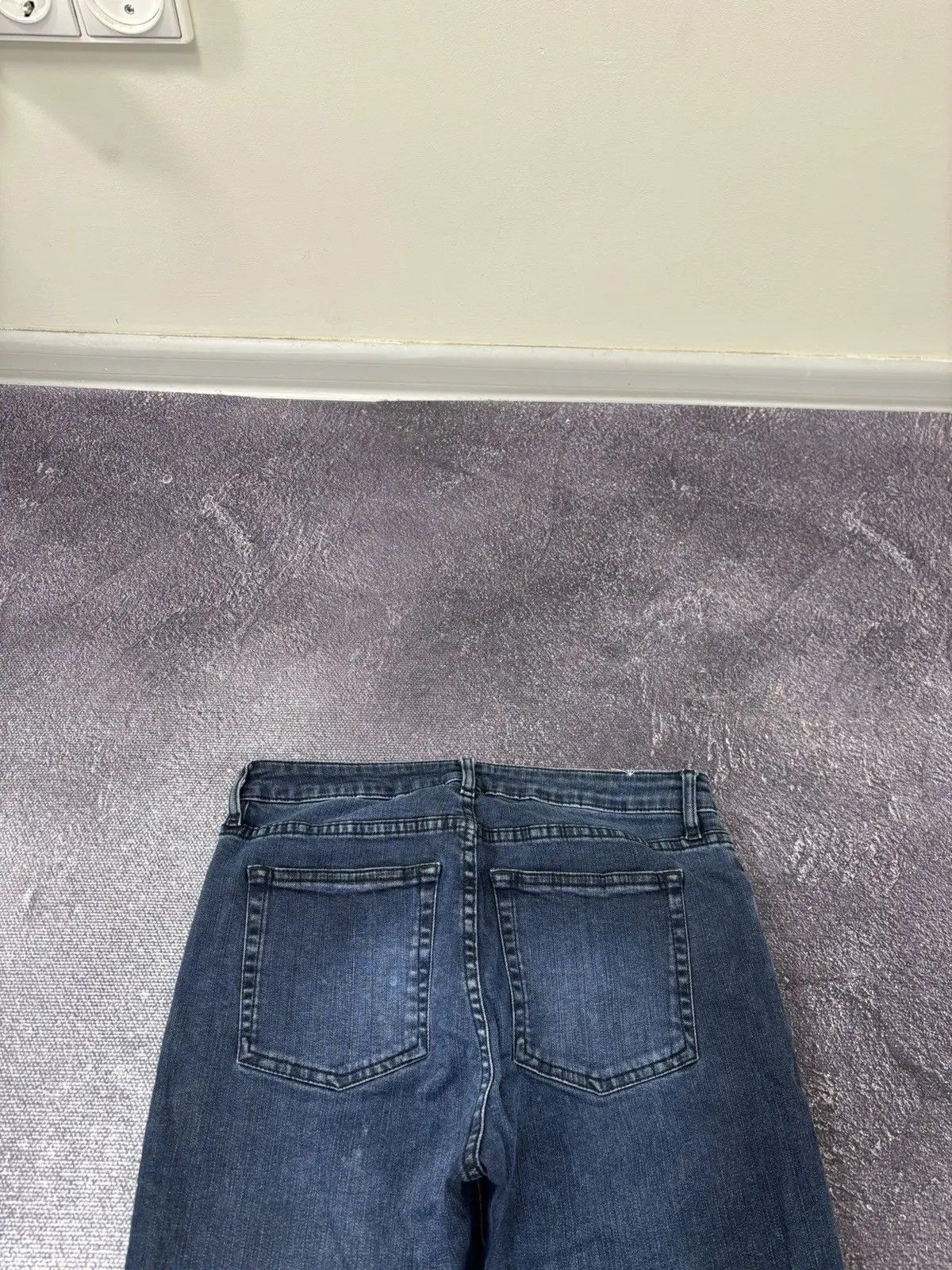 Acne Studios Acne Studios Skin 5 Deep Women’s Navy Denim Luxury Jeans Size 28" / US 6 / IT 42 - 12 Thumbnail