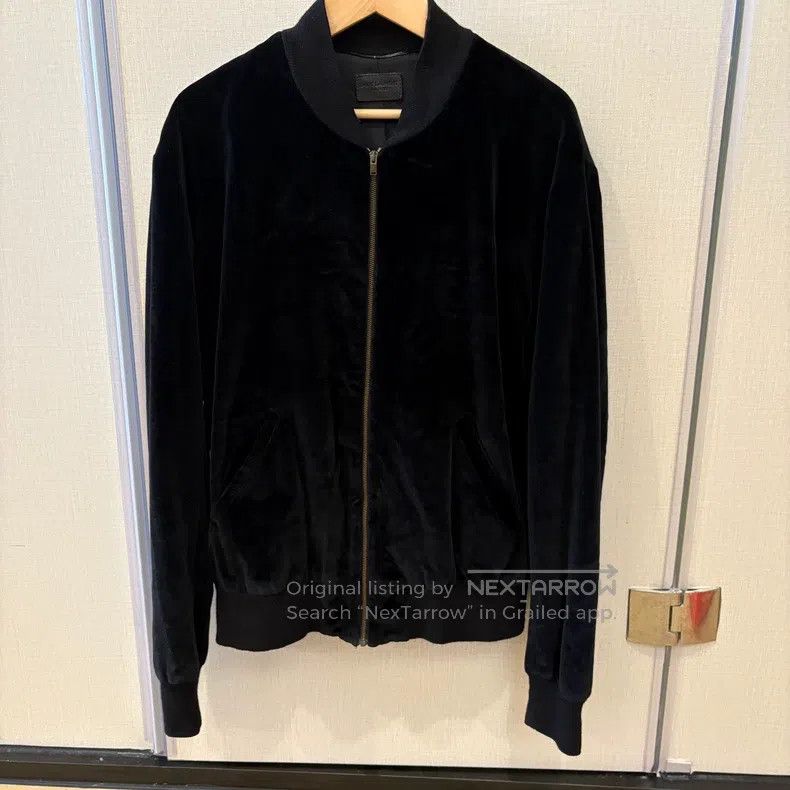 Saint Laurent Paris Saint Laurent Paris Black Velvet Note Jacket Size US S / EU 44-46 / 1 - 1 Thumbnail