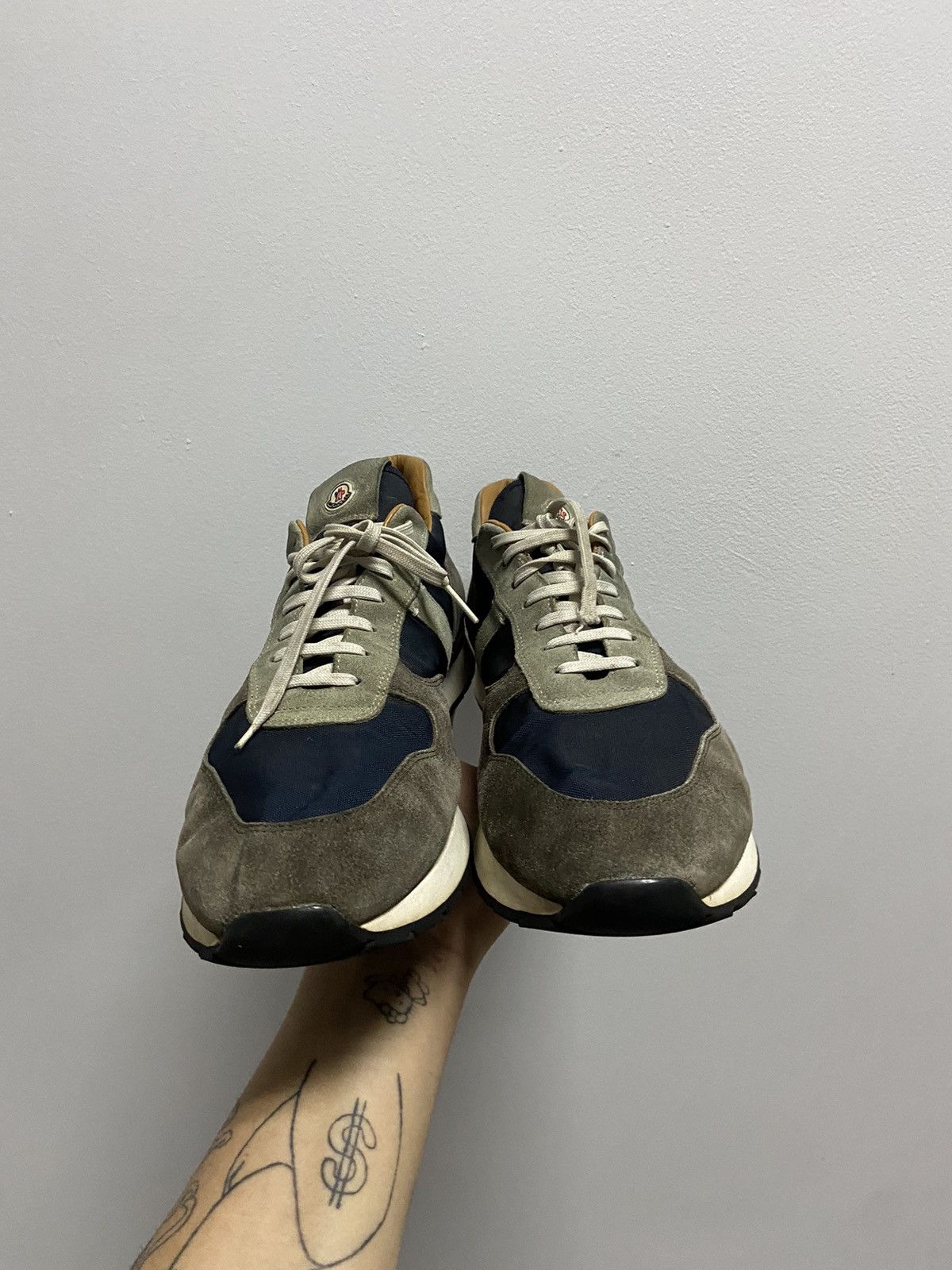 Moncler Moncler vintage sneakers logo luxury Size US 12.5 / EU 45-46 - 5 Thumbnail