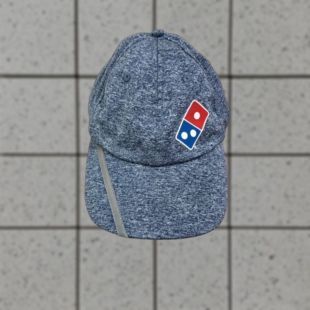 Vintage Dominos Pizza Employee Cap Hat Gray Adjustable Baseball Hat Men One Size Gray Adjustable Cap Hat 90s City Classic Dad Hipster Outdoor USA Size ONE SIZE - 1 Thumbnail