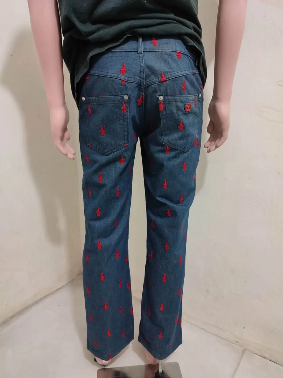 Viktor & Rolf Viktor & Rolf Full Embroidery Design Pants Made In Italy Size US 29 - 16 Thumbnail