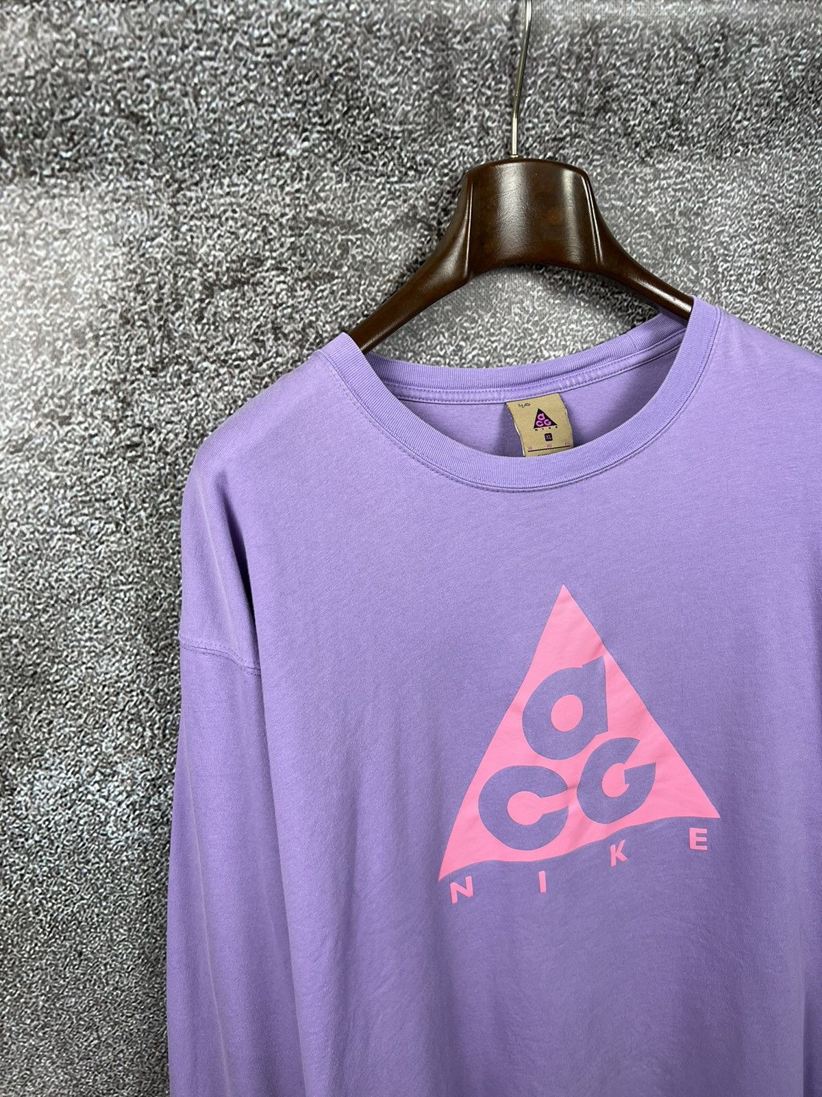 Nike × Nike ACG Nike Acg purple long sleeve big logo t-shirt gorpcore y2k Size US XXL / EU 58 / 5 - 4 Thumbnail