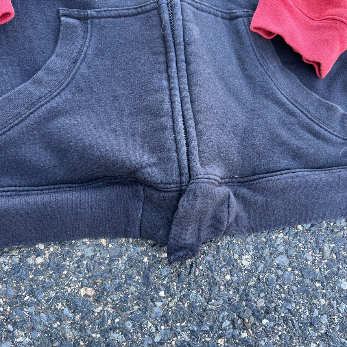 Jordan Brand Jordan Spell Out Zip Up Hoodie Sweatshirt Red Black Size US L / EU 52-54 / 3 - 6 Thumbnail