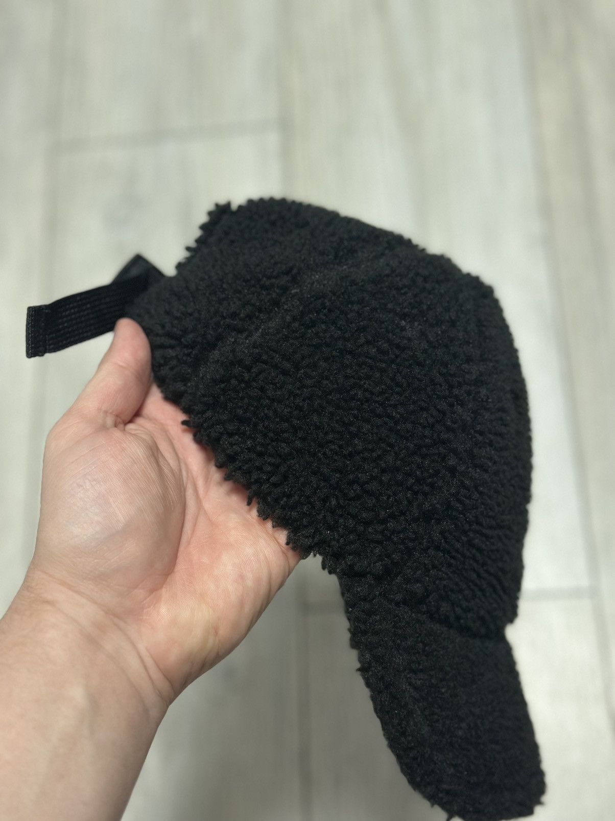 Nike Nike Sherpa Heritage86 Hat Cap Black Tan Swoosh Logo Teddy Size ONE SIZE - 2 Thumbnail