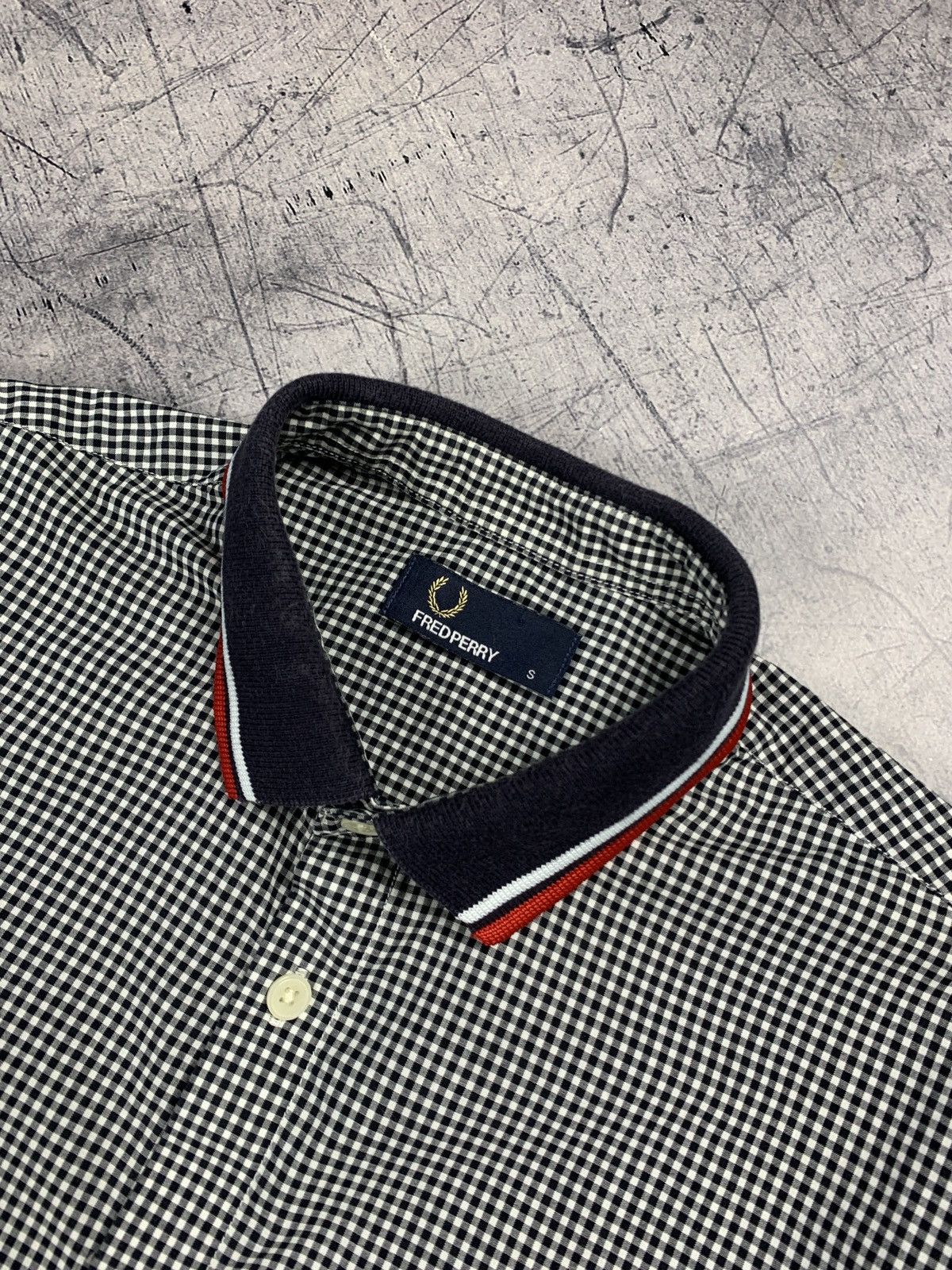 Fred Perry Designer Fred Perry Luxury Shirt checkered casual Size US S / EU 44-46 / 1 - 6 Thumbnail