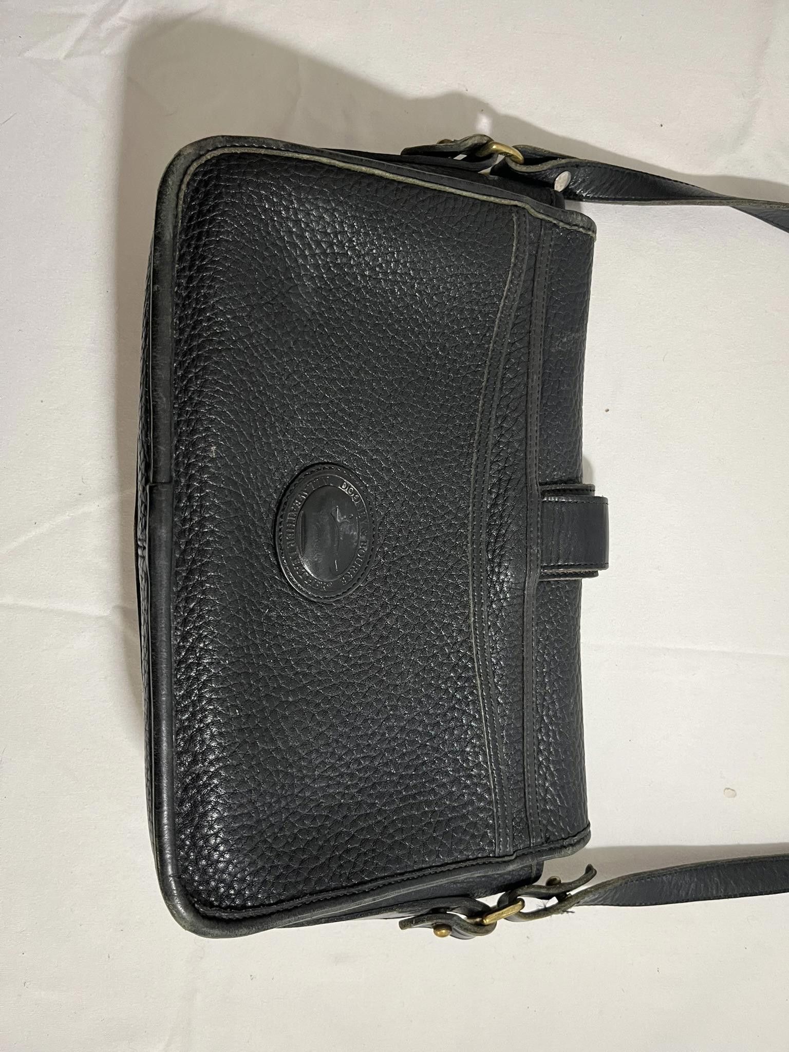 Designer Donney and Bourke - Black Leather Crossbody Bag - Vintage Size ONE SIZE - 2 Thumbnail