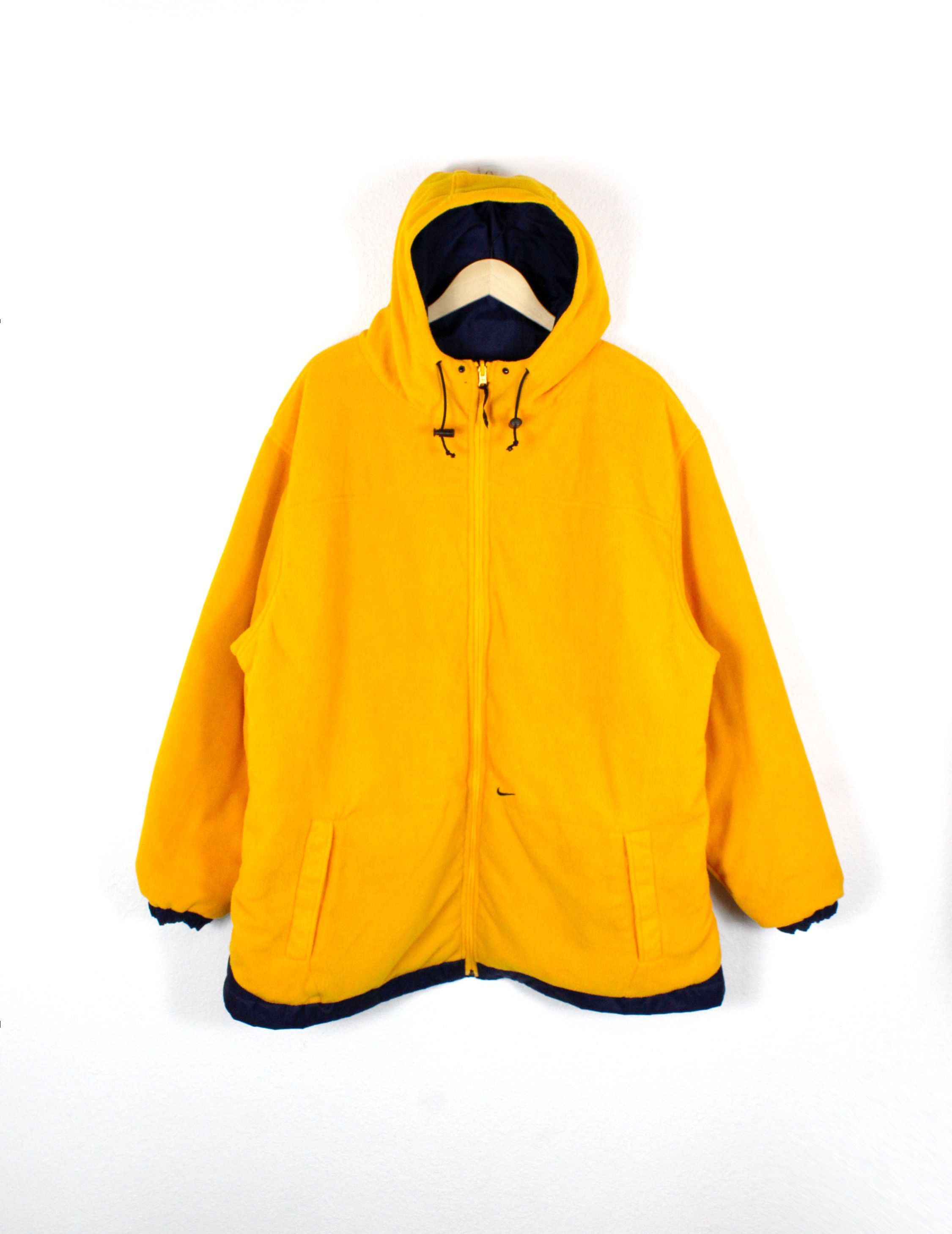 Nike Vintage 90s Nike Big Swoosh Logo Reversible Nylon Parka 90s Size US XXL / EU 58 / 5 - 2 Thumbnail
