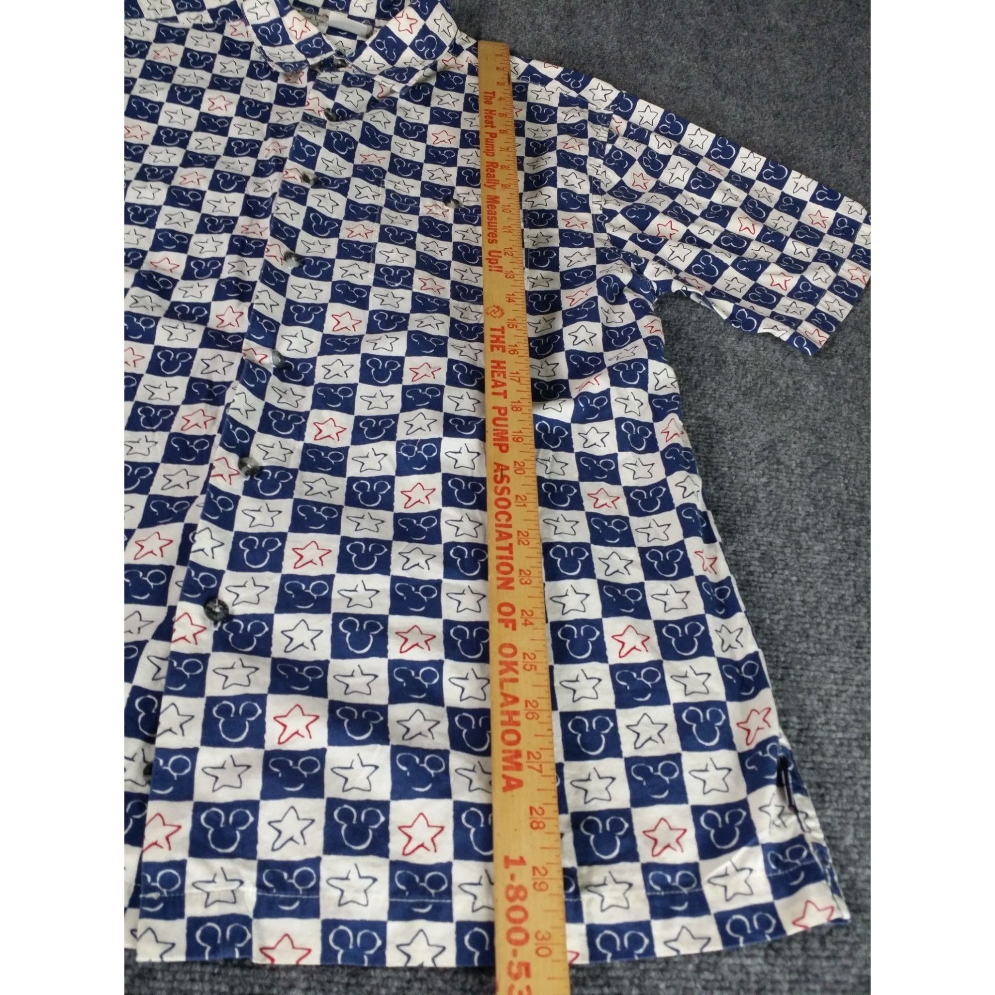 Disney Vintage Disney Store Patriotic Mickey Mouse Button Up Shirt Size US S / EU 44-46 / 1 - 3 Thumbnail