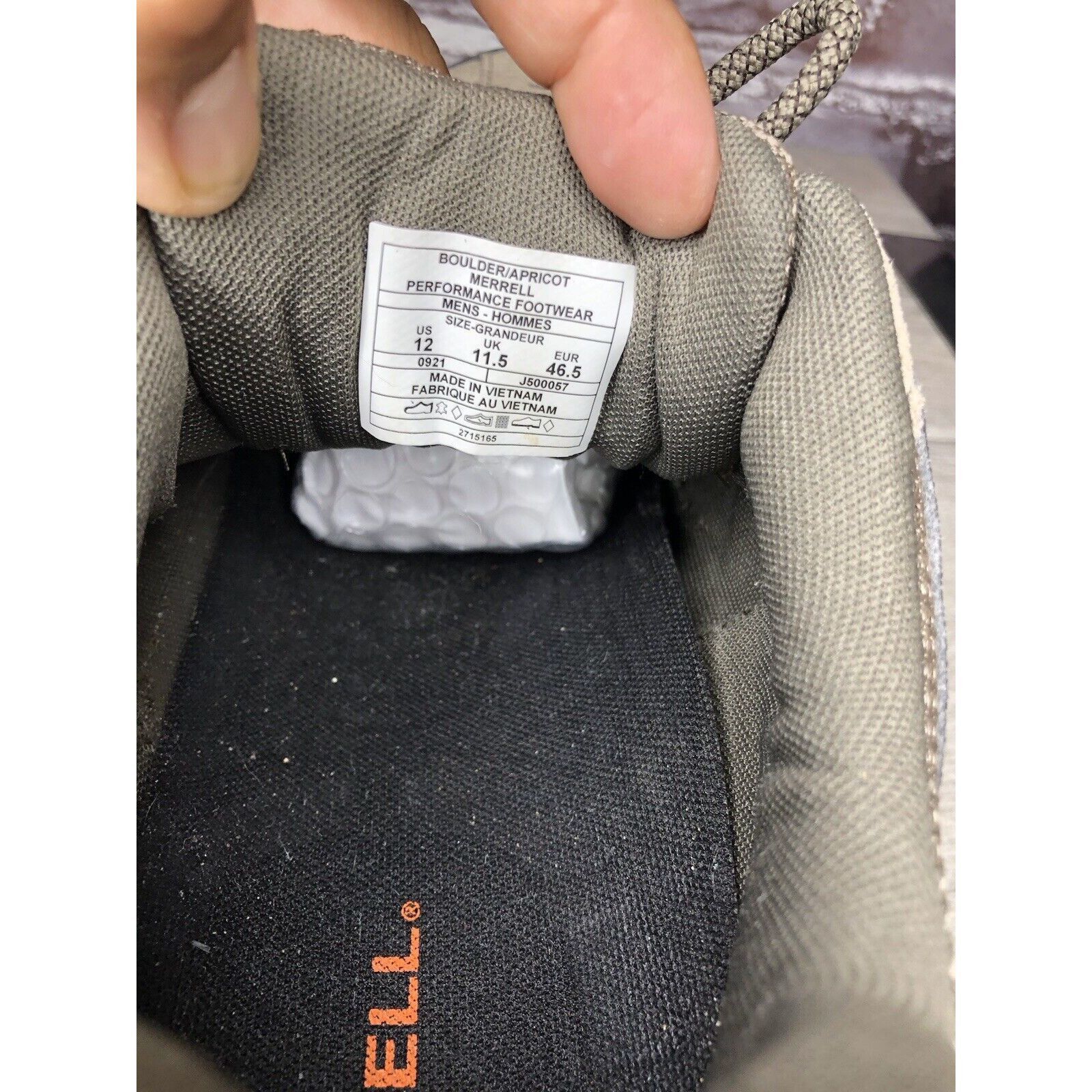 Merrell Merrell Crosslander 2 Boulder Apricot Beige Orange Lace Hiki Size US 12 / EU 45 - 8 Thumbnail