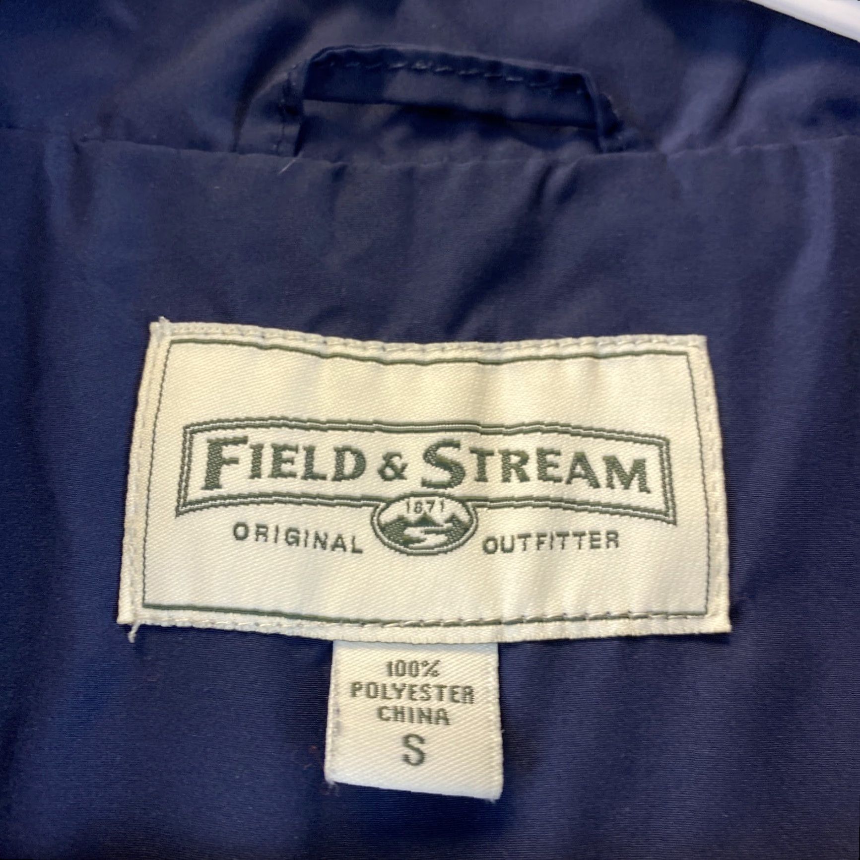Vintage Field and Stream Men’s Sportsman Puffer Vest Diamond Quilted Blue S 56-9 Size US S / EU 44-46 / 1 - 4 Thumbnail