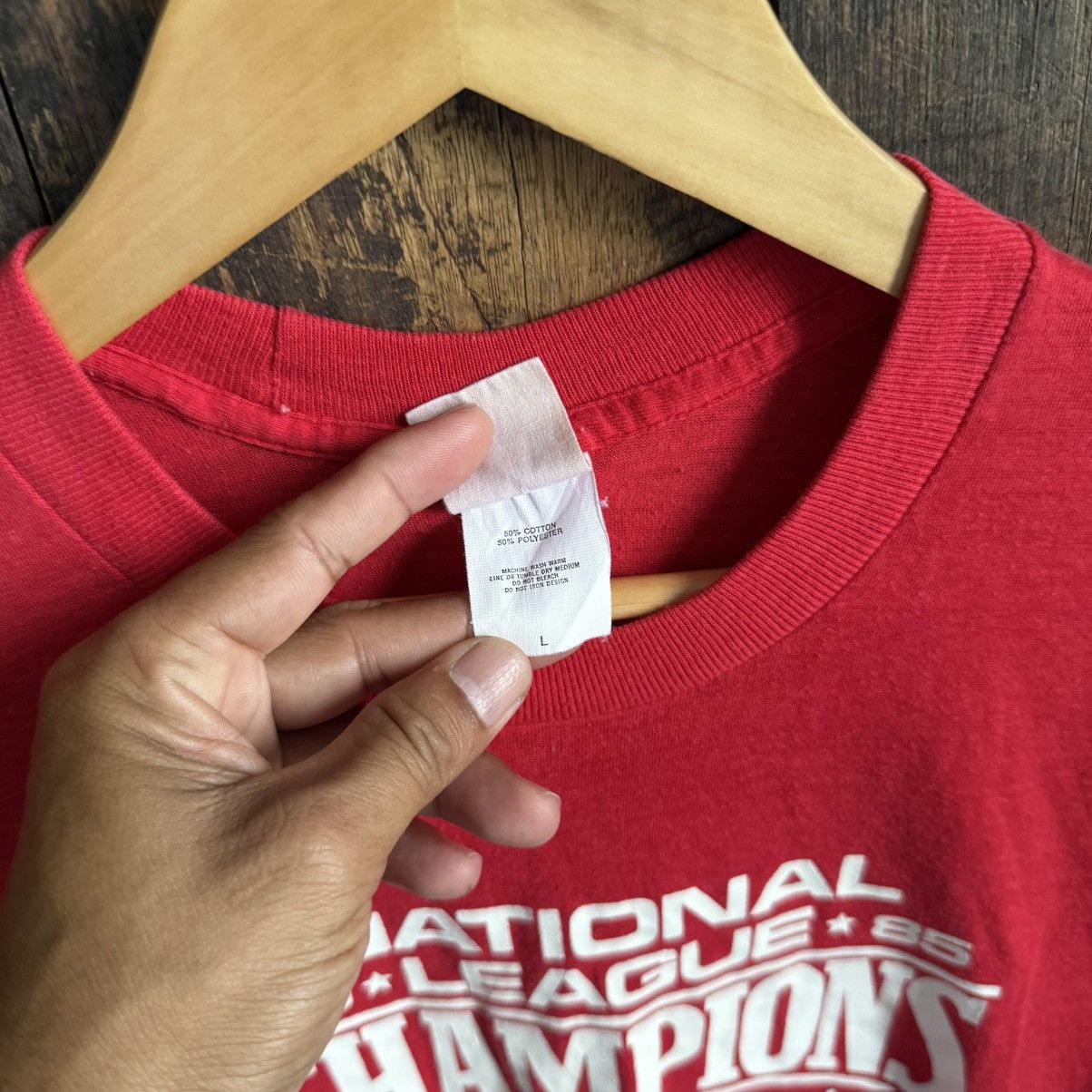 Logo 7 Vintage Logo 7 Cardinals World Series Champ 1985 Tshirt Size US S / EU 44-46 / 1 - 4 Thumbnail