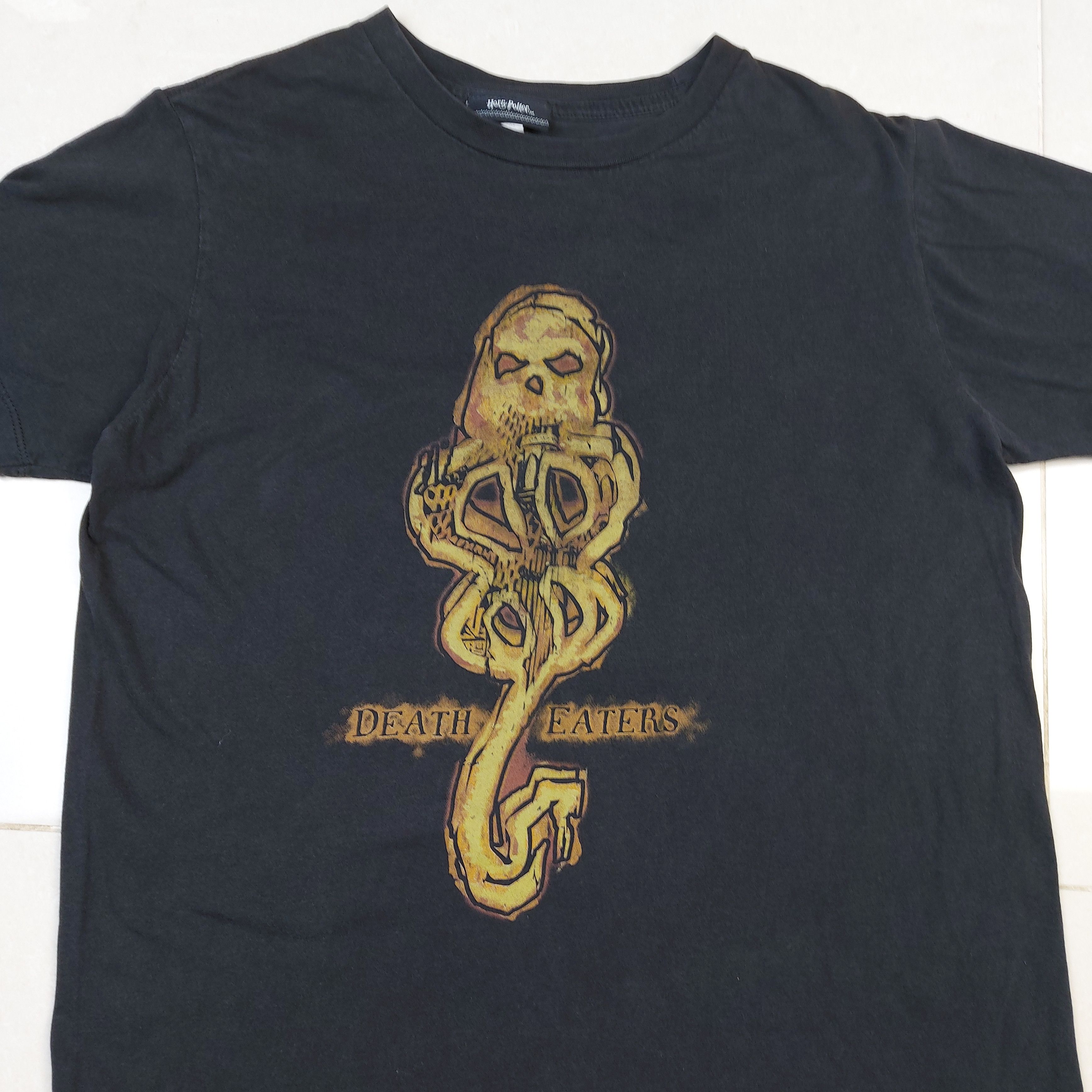 Warner Bros Vintage 2005 Harry Potter Death Eaters Movie Warner Bros TEE Size US M / EU 48-50 / 2 - 5 Thumbnail