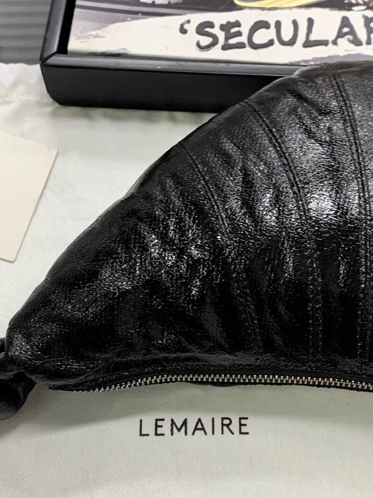 Lemaire Lemaire Small Black Croissant Bag K34 Size ONE SIZE - 6 Thumbnail