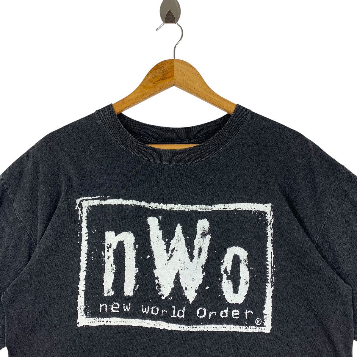 Band Tees × Vintage Vintage NEW WORLD ORDER NWO print band tees Size US L / EU 52-54 / 3 - 2 Thumbnail
