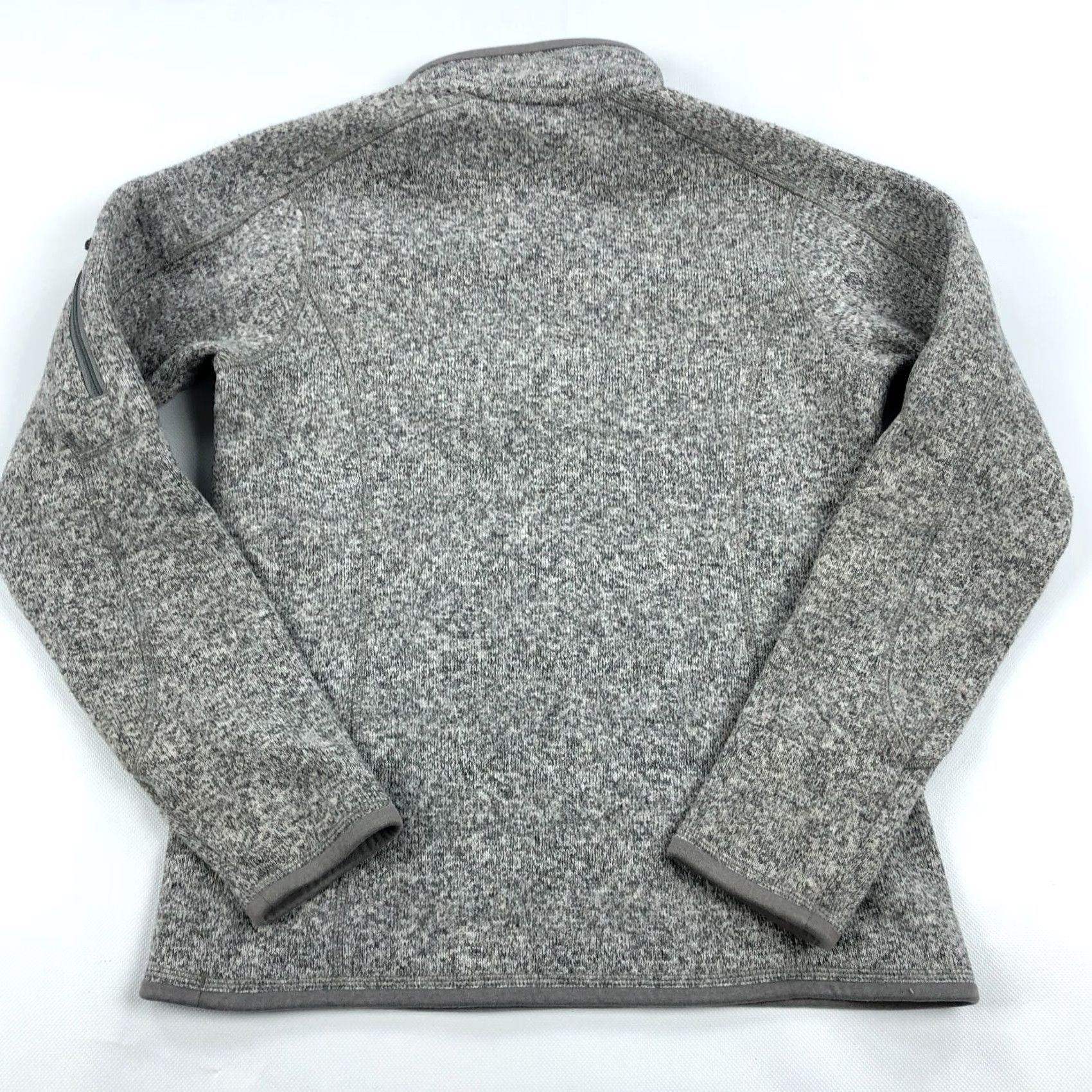 Patagonia Patagonia Sweater Pullover 1/4 Zip Womens Small S Gray Fleece Mock Neck Slim Regular Knit Size S / US 4 / IT 40 - 5 Thumbnail