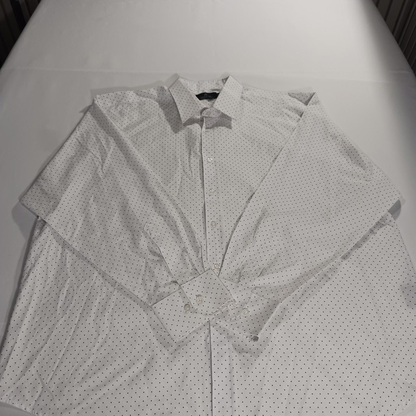 Victorinox Vittorino Signature Collection Men White/Black Dots Shirt XL Size US XL / EU 56 / 4 - 11 Thumbnail